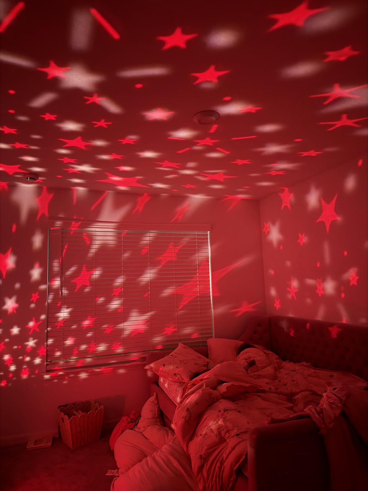 Star Projector Night Light for Kids | Kids Night Light Projector | Birthday Gift for 3-5 Year Old Girl Boy Bedroom Ceiling Projector Night Light | Star Projector for Bedroom White customer photo 1