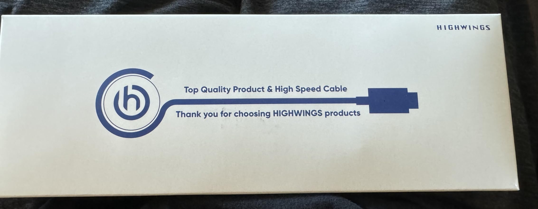 Highwings HDMI Cable 15 ft, 4K Ultra High Speed HDMI to HDMI Cord | HDMI 2.0, 18Gbps, 48 bit, Braided, Ethernet, ARC, 3D, HDCP 2.2, ARC, HDR, Compatible with Wall-mounted HDTV/ Monitor/ Roku customer photo 2