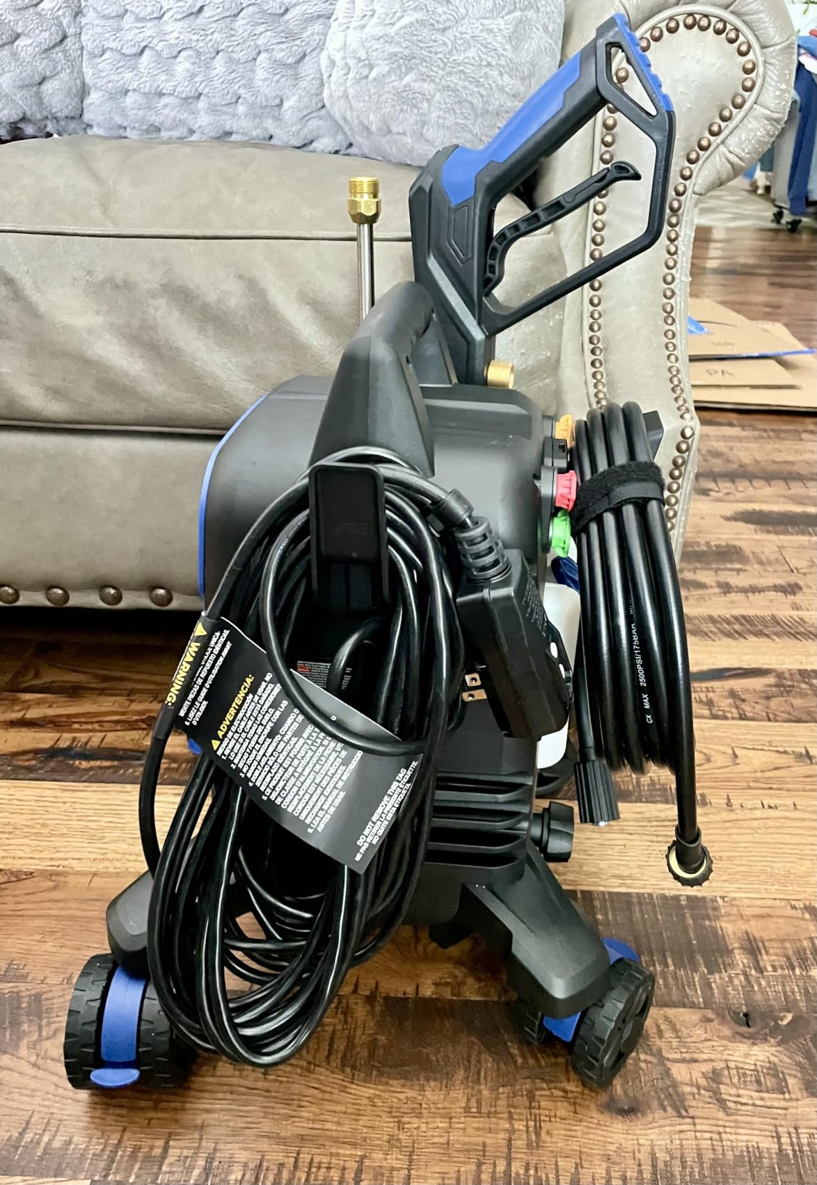 Westinghouse ePX3100 Electric Pressure Washer, 2300 Max PSI 1.76 Max GPM with Anti-Tipping Technology, Onboard Soap Tank, Pro-Style Steel Wand, 5-Nozzle Set, for Cars/Fences/Driveways/Home/Patios customer photo 1