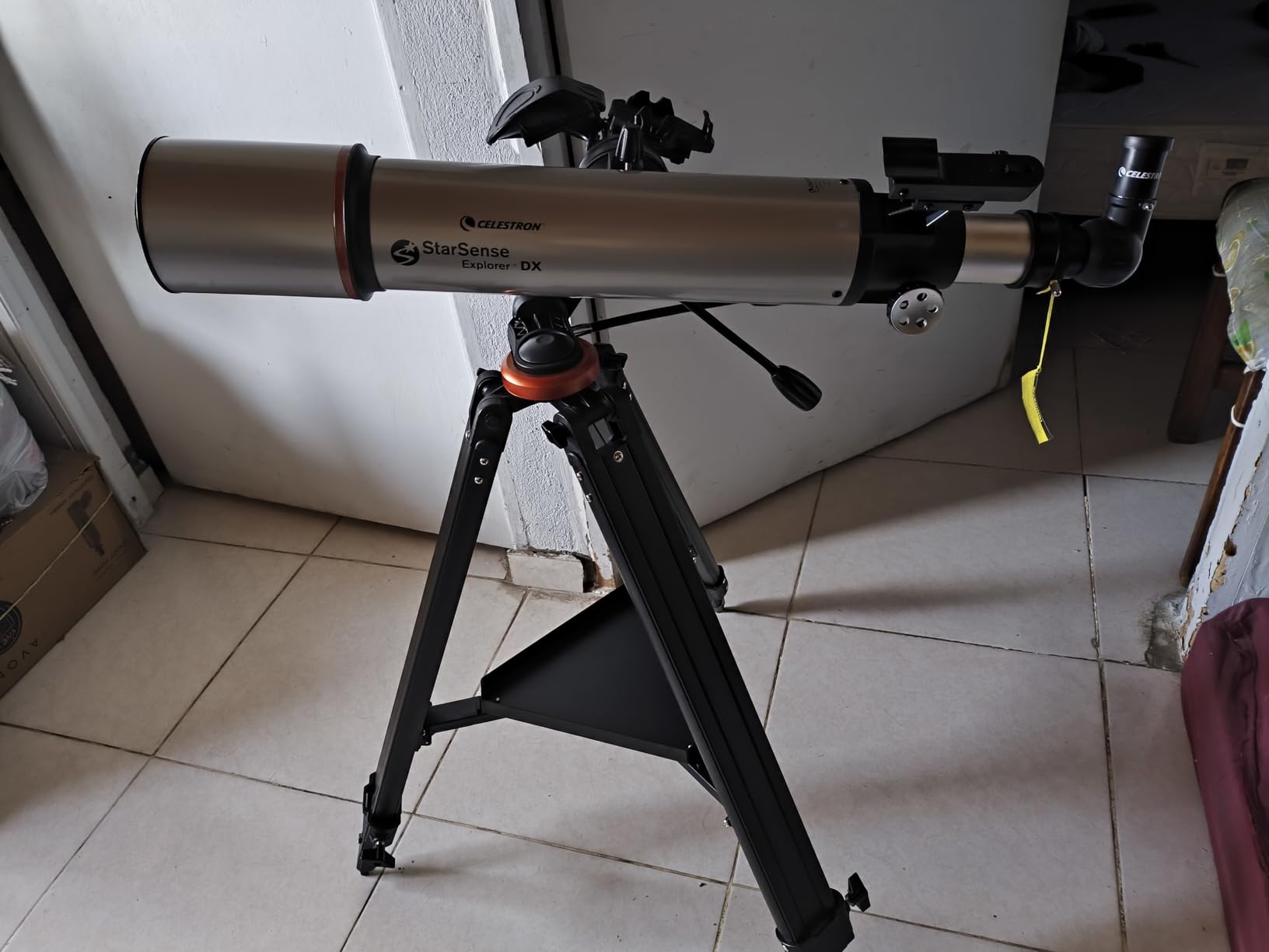 Celestron StarSense Explorer DX 102AZ App-Enabled Refractor Telescope | Smartphone-Guided Navigation, Premium Refractor Telescope with Manual Mount, Moon & Planet Viewing, Great for Beginners customer photo 2
