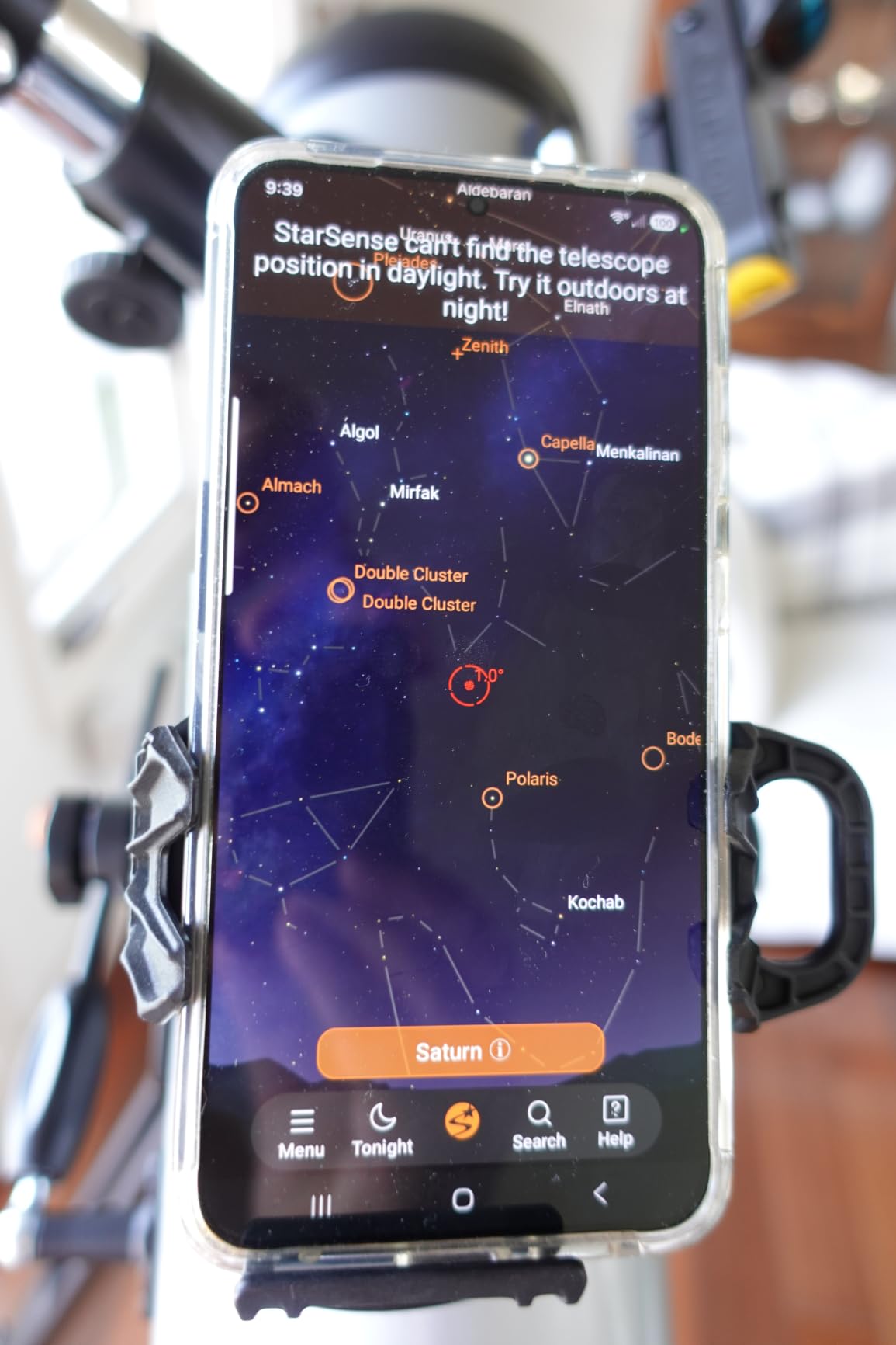 Celestron StarSense Explorer LT 114AZ Newtonian Smartphone Guided Telescope | Smartphone App Sky Navigation, Manual Reflector Telescope, Beginner Deep-Sky Telescope, Bright Celestial Views, Portable customer photo 1