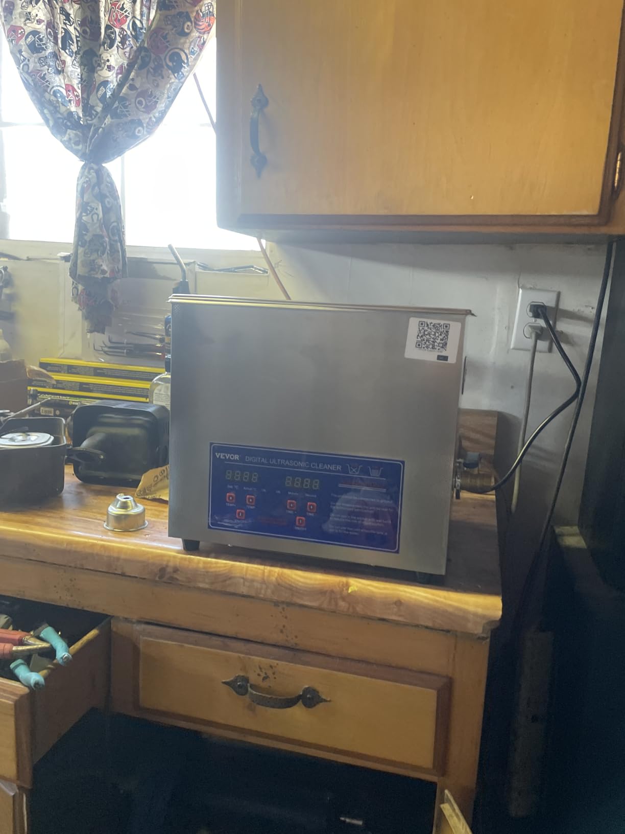 VEVOR 15L Ultrasonic Cleaner, Ultra Sonic Parts Cleaning Machine | Professional Lab, Commercial Industrial, Digital Heater, Timer, Basket customer photo 2
