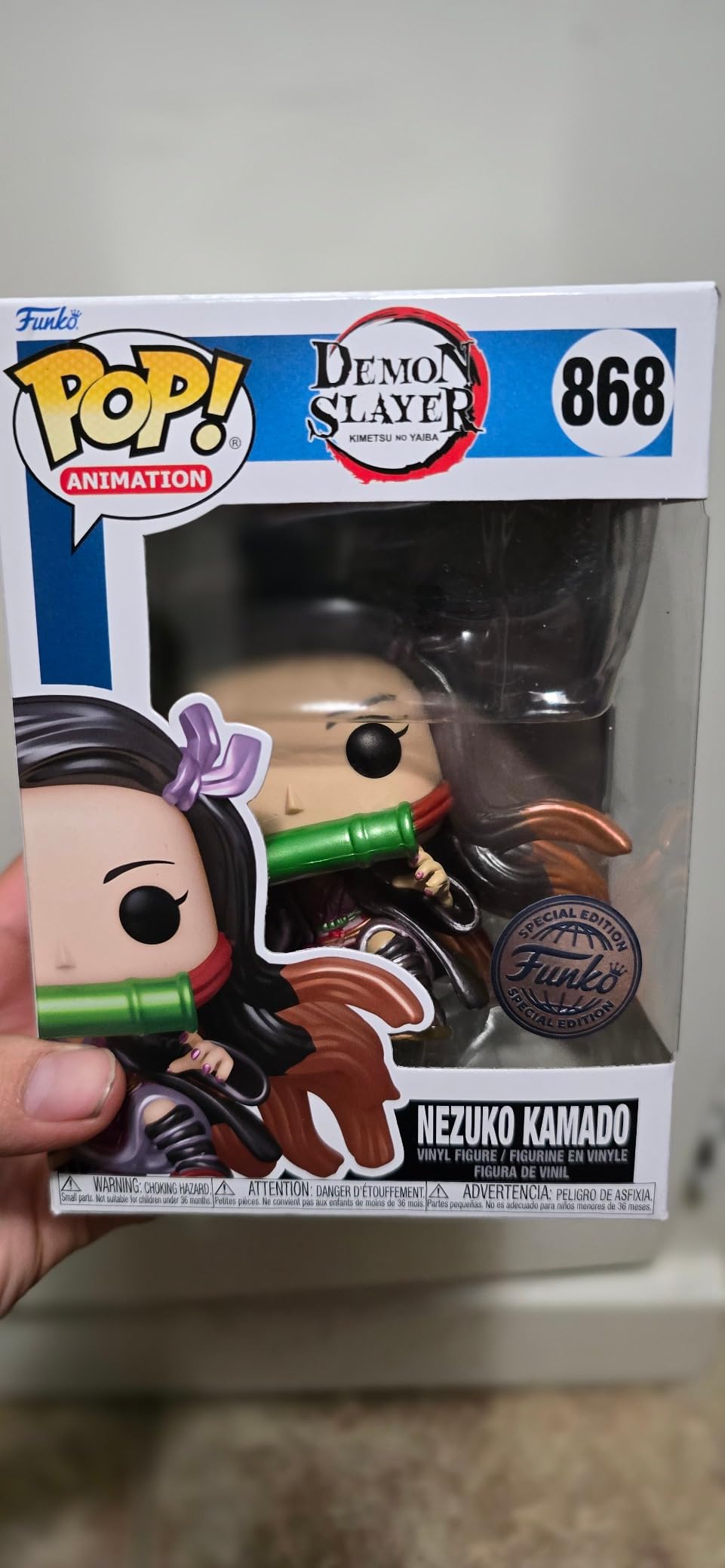 POP! Animation: Demon Slayer - Nezuko Kamado | Official Anime Merch - Collectable Vinyl Figurine for Shelf Display - Birthday Gift Idea for Fans and Collectors customer photo 1