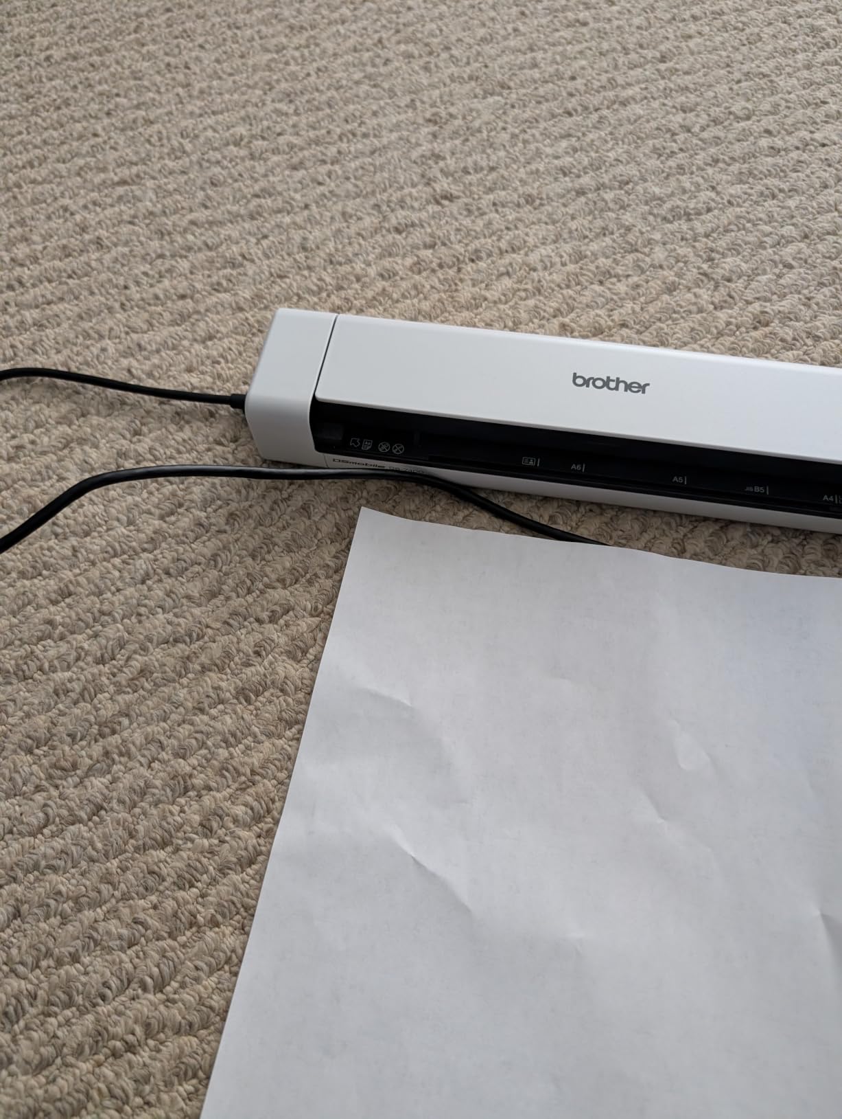 Brother DS-740D Duplex Compact Mobile Document Scanner customer photo 2