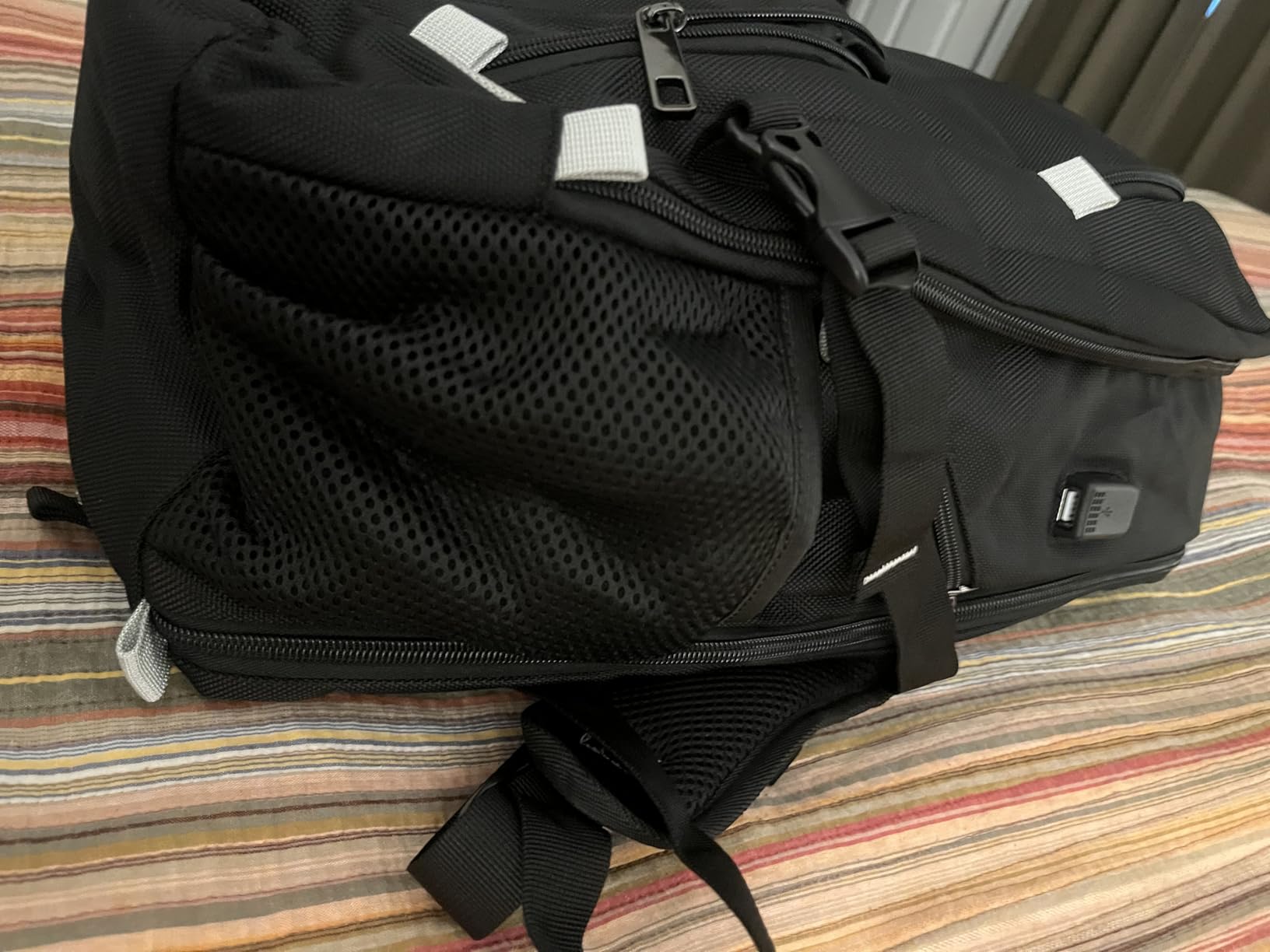 Travel Laptop Backpack,Extra Large 18.4 inch Gaming Laptop Backpacks,Big Capacity TSA Friendly RFID Anti Theft Pocket College unisex Heavy Duty Computer bag, 21.5*16.3*9.9 inch customer photo 1