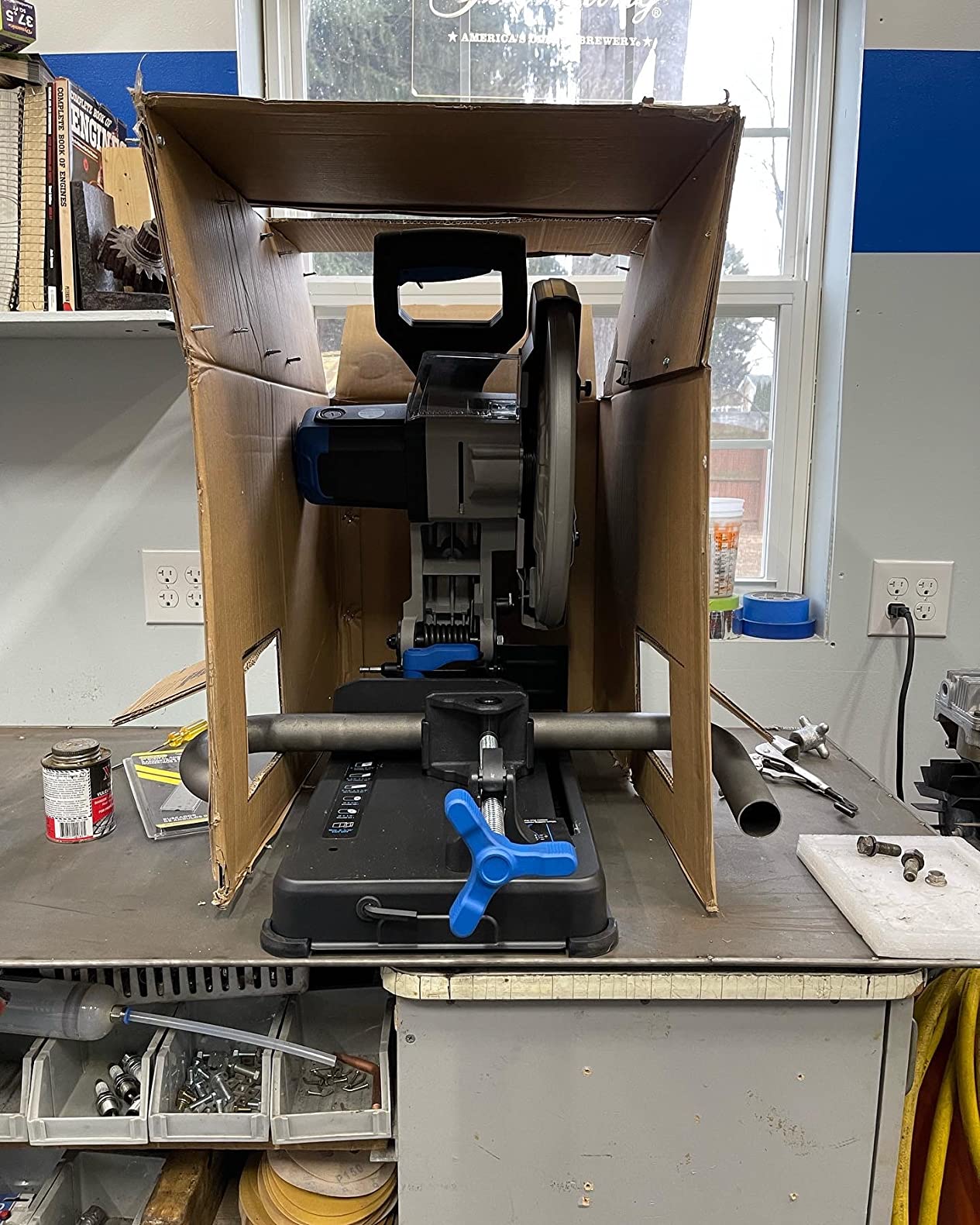 Evolution S355CPSL Heavy Duty 14 Inch Metal Cutting Chop Saw with 14 Inch Carbide-Tipped Blade, Dry Cut, Miter 45 customer photo 1