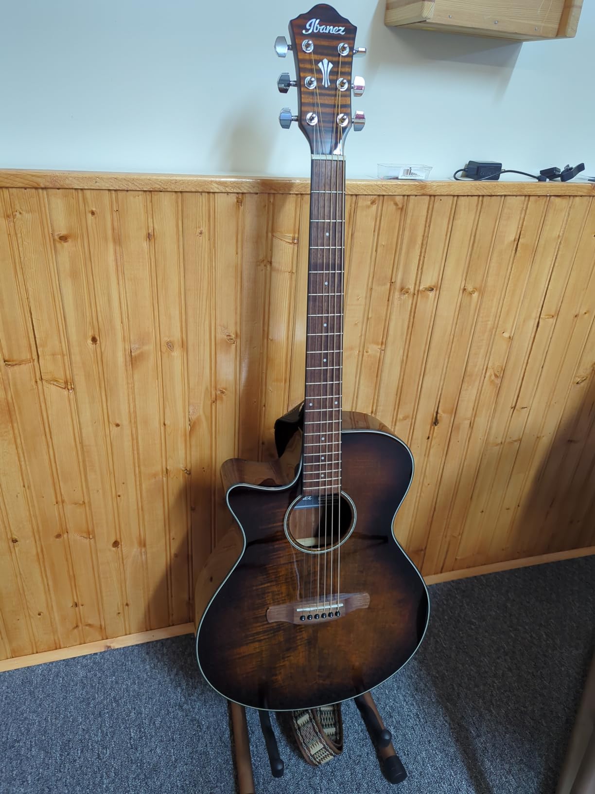 Ibanez AEG70 Acoustic-Electric Guitar - Transparent Charcoal Burst High Gloss customer photo 1