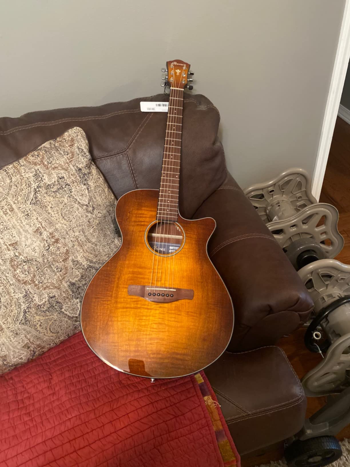 Ibanez AEG70 Acoustic-Electric Guitar - Transparent Charcoal Burst High Gloss customer photo 2