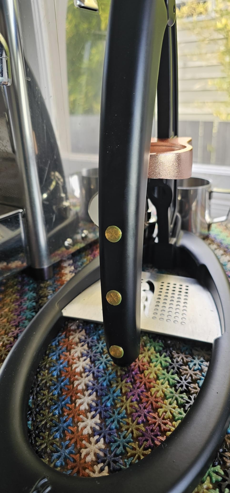 Flair Espresso 49 PRO (Black) - All manual 49mm lever espresso maker with handled portafilter, pressure gauge and no plastics in brew path customer photo 2