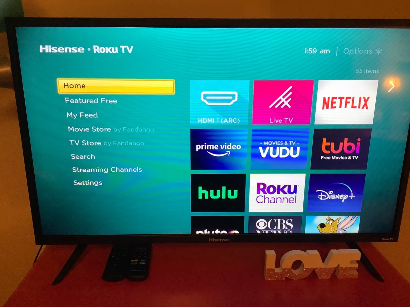 Hisense 40-Inch Class H4 Series LED Roku Smart TV with Alexa Compatibility (40H4F, 2020 Model) customer photo 1