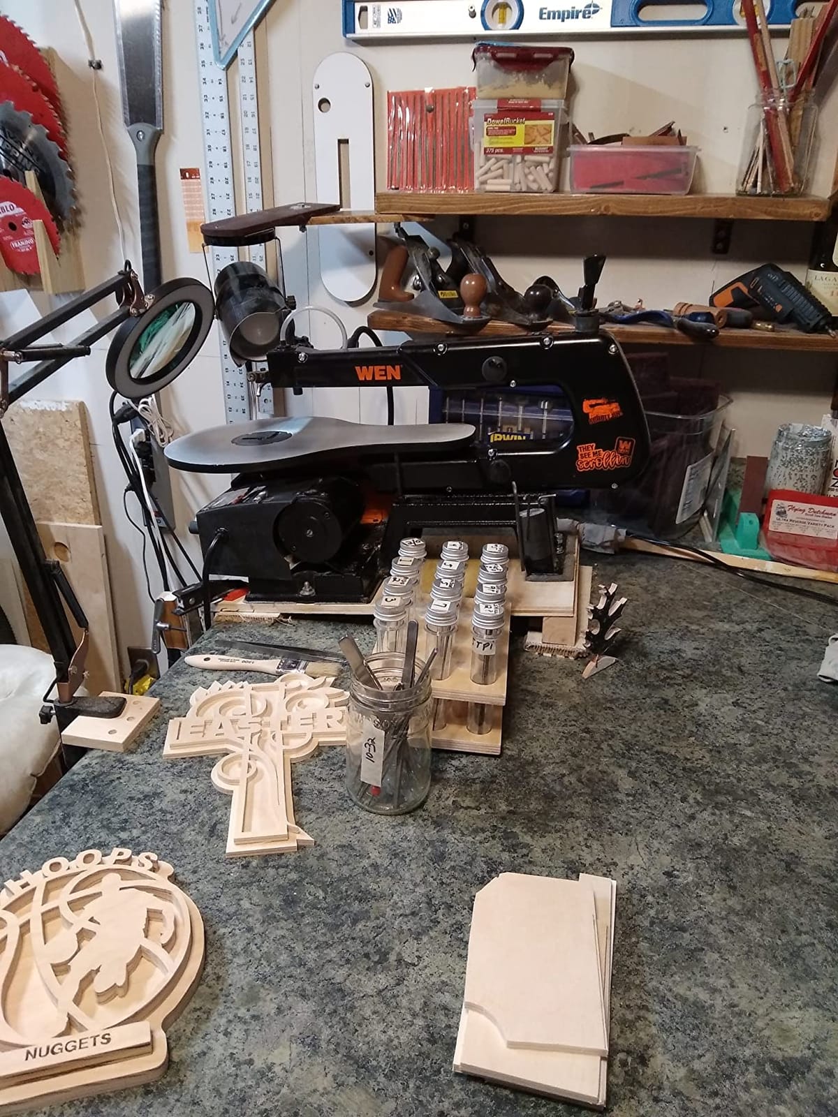 WEN 3922 16-inch Variable Speed Scroll Saw with Easy-Access Blade Changes customer photo 2