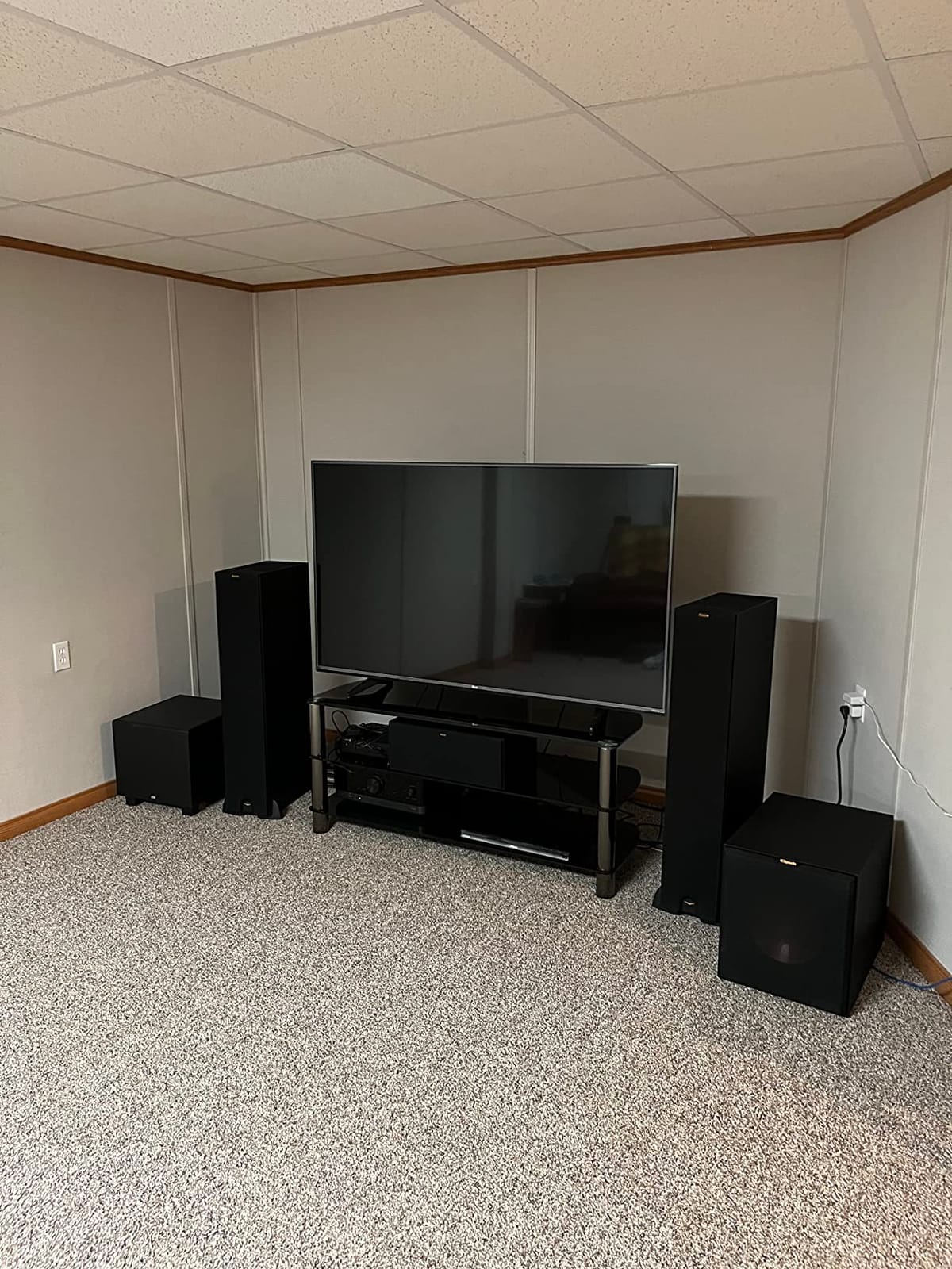 Klipsch Reference R-26FA 5.1 Home Theater Pack, Brushed Black Polymer Veneer customer photo 2
