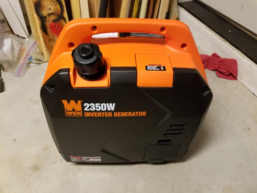 WEN Super Quiet 2350-Watt Portable Inverter Generator with Fuel Shut Off, Gasoline Power, Ultra Lightweight (56235i) customer photo 2