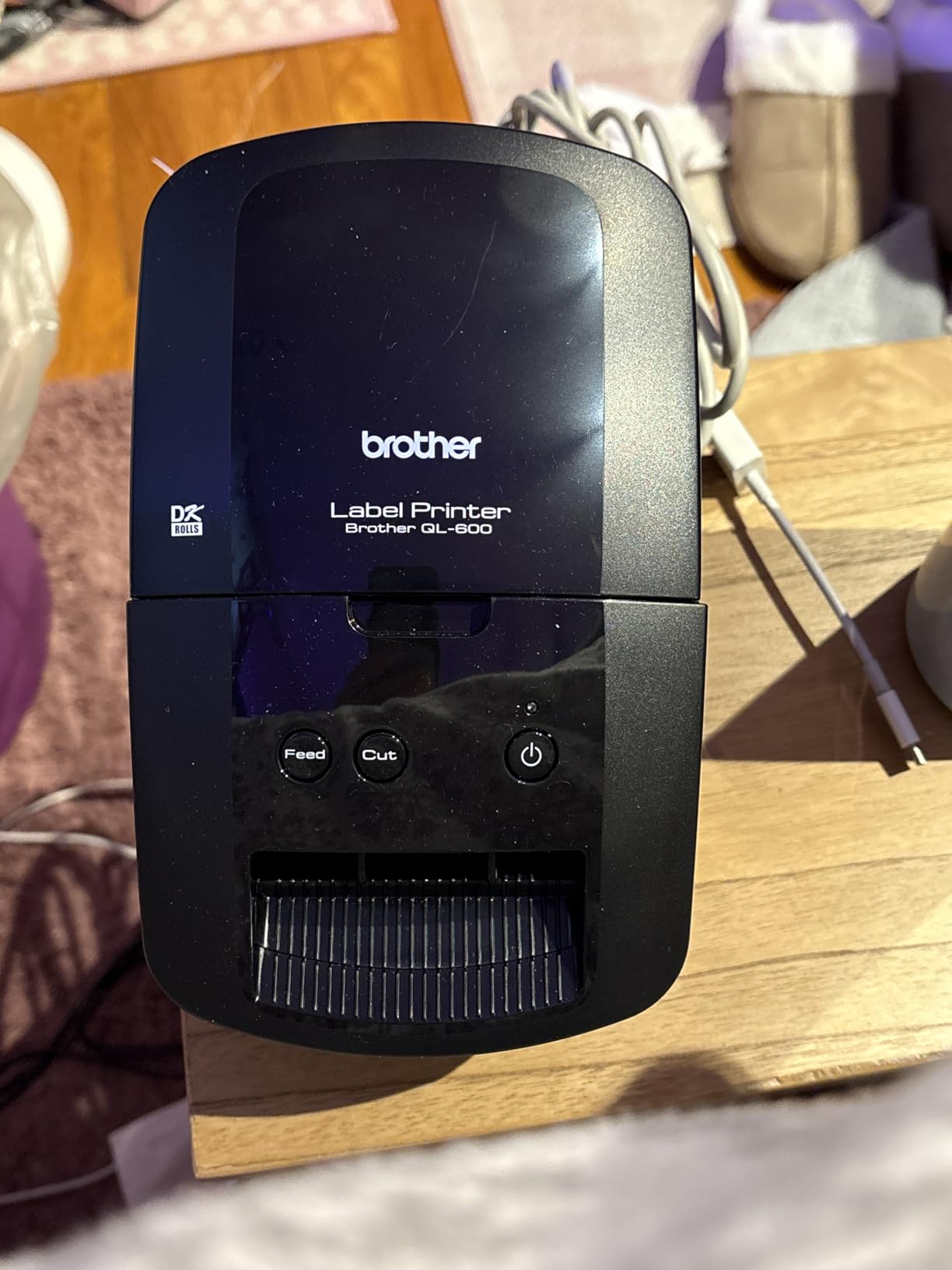 Brother QL-600 Desktop Monochrome Label Printer, up to 2.4