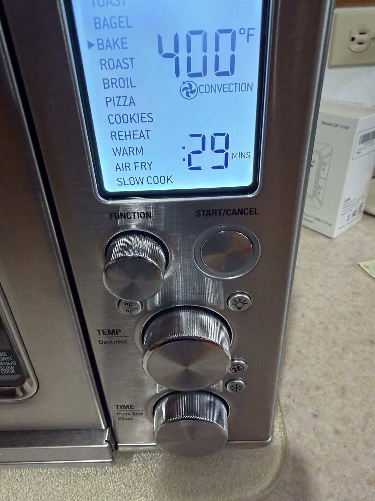 Breville BOV860BSS Smart Oven Air Fryer, Brushed Stainless Steel | Bake, toast, broil and more with countertop oven's 11 cooking functions | Convection setting reduces cook time by up to 30% customer photo 1