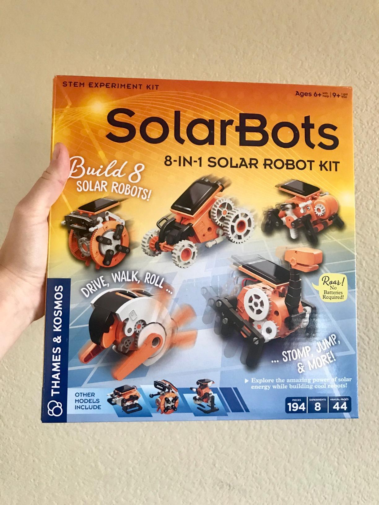 Thames & Kosmos SolarBots: 8-in-1 Solar Robot STEM Experiment Kit | Build 8 Cool Solar-Powered Robots in Minutes | No Batteries Required | Learn About Solar Energy & Technology | Solar Panel Included customer photo 2