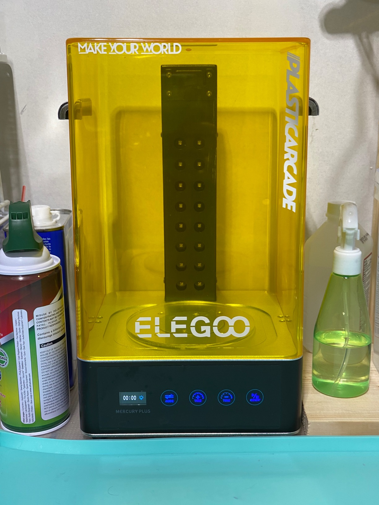 ELEGOO Mercury Plus 2.0 Wash and Cure Station V2 for Mars Photon S Photon Mono LCD SLA DLP 3D Printer Models customer photo 1