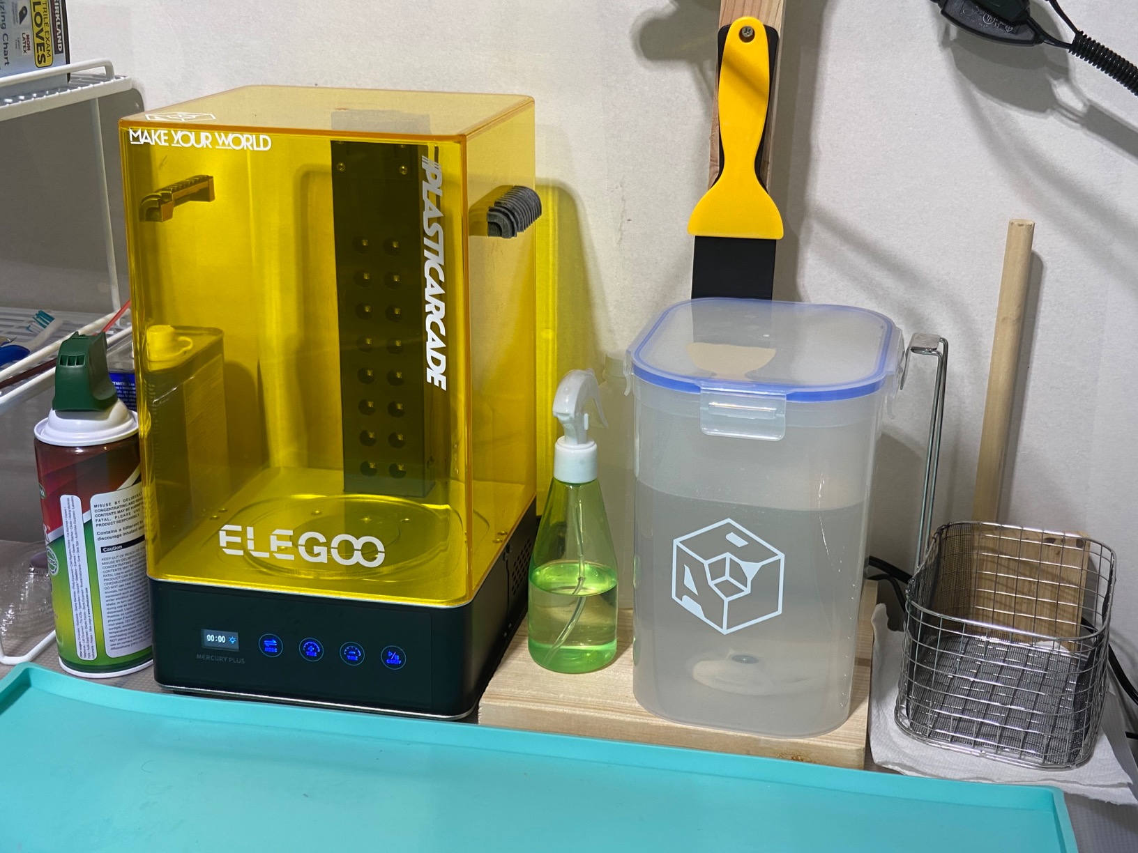 ELEGOO Mercury Plus 2.0 Wash and Cure Station V2 for Mars Photon S Photon Mono LCD SLA DLP 3D Printer Models customer photo 2