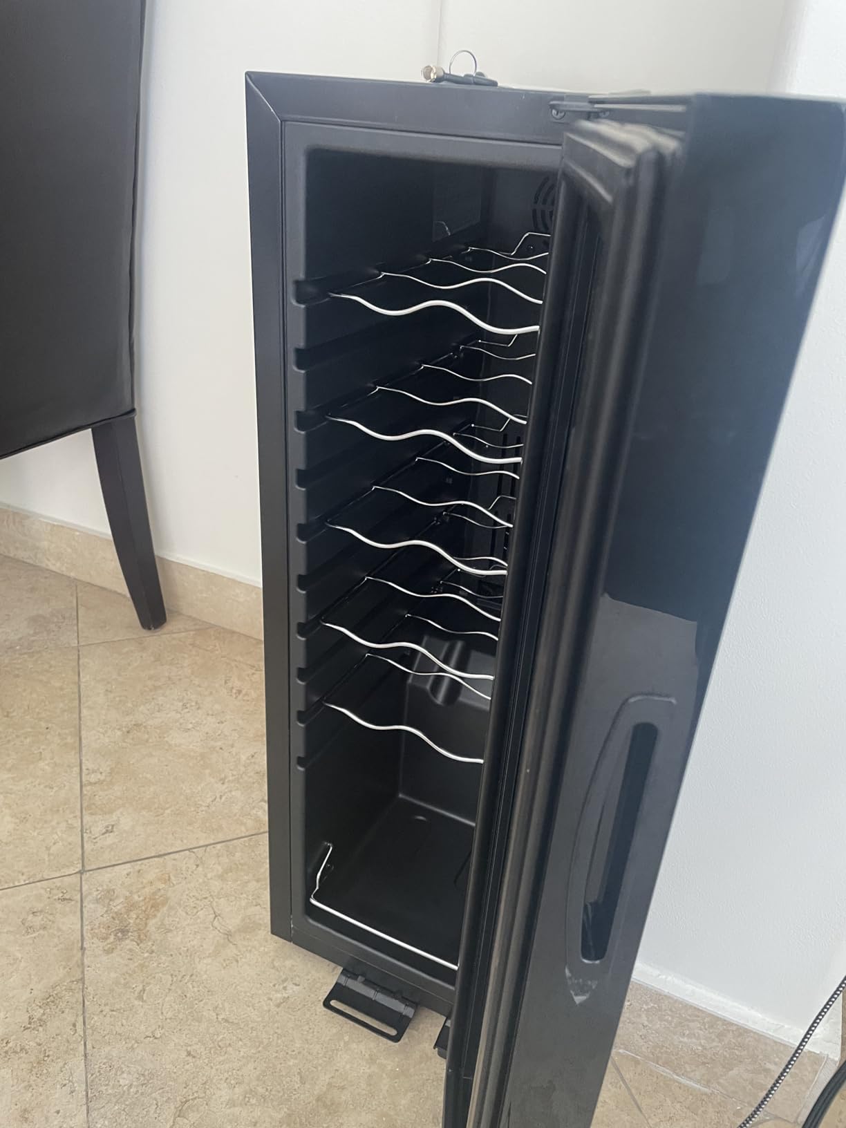Ivation 12 Bottle Compressor Wine Cooler, Freestanding Fridge w/Lock, Black customer photo 1