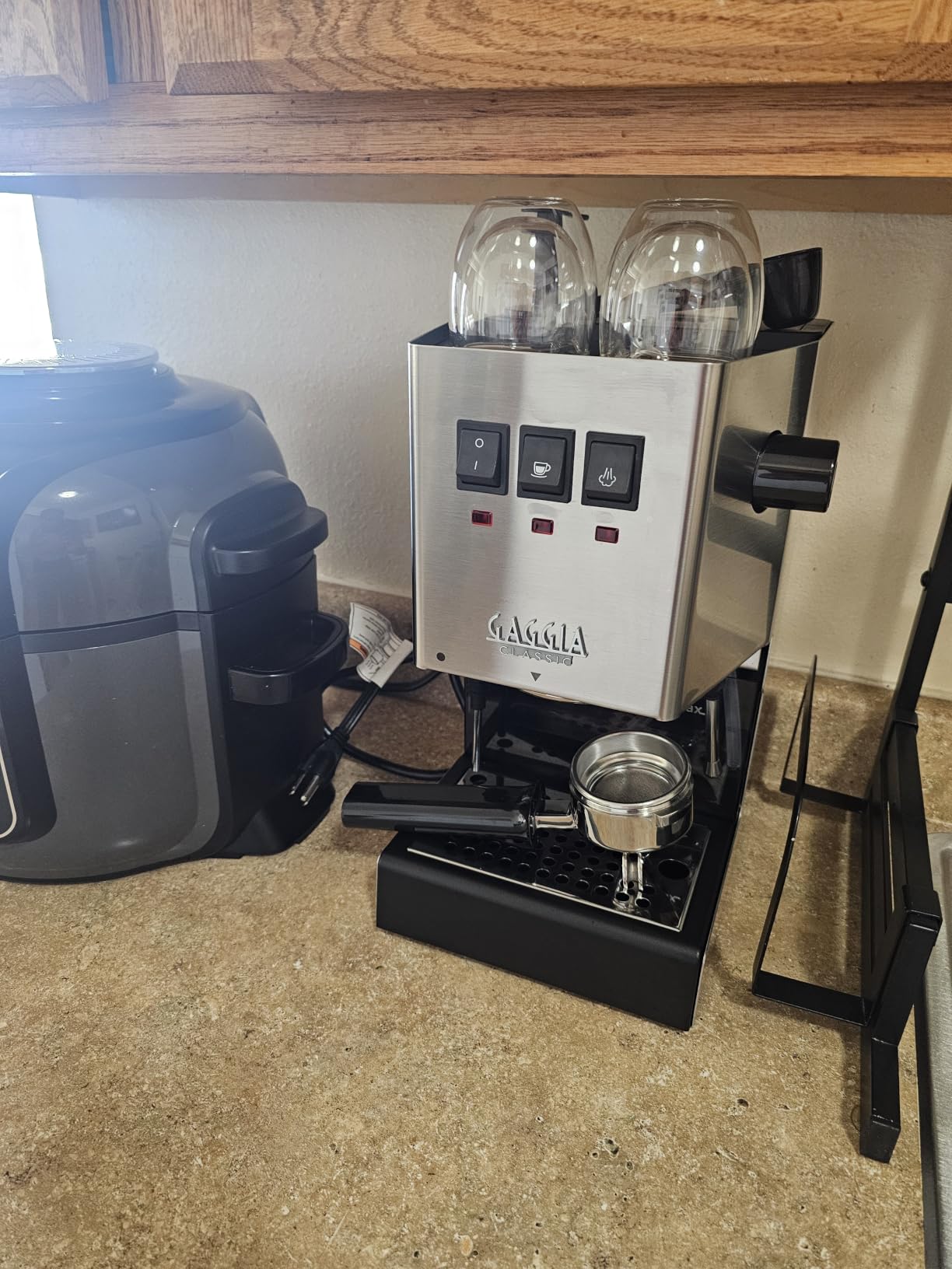 Gaggia RI9380/51 Classic Evo Pro Espresso Machine, Industrial Grey, Small customer photo 1
