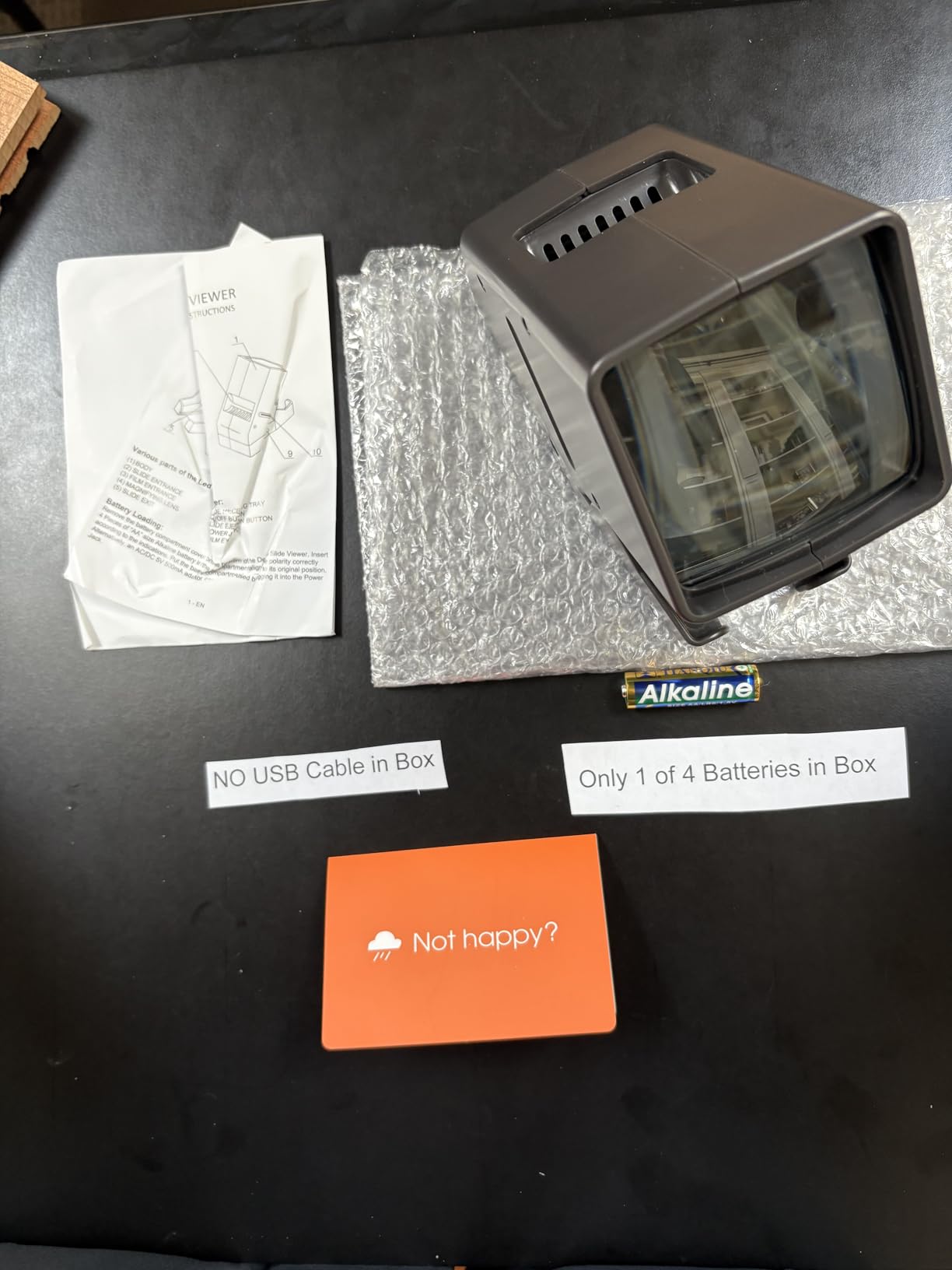 DIGITNOW! 35mm Slide and Film Viewer, 3X Magnification LED Lighted Illuminated Viewing, USB Powered/Battery Operation customer photo 1