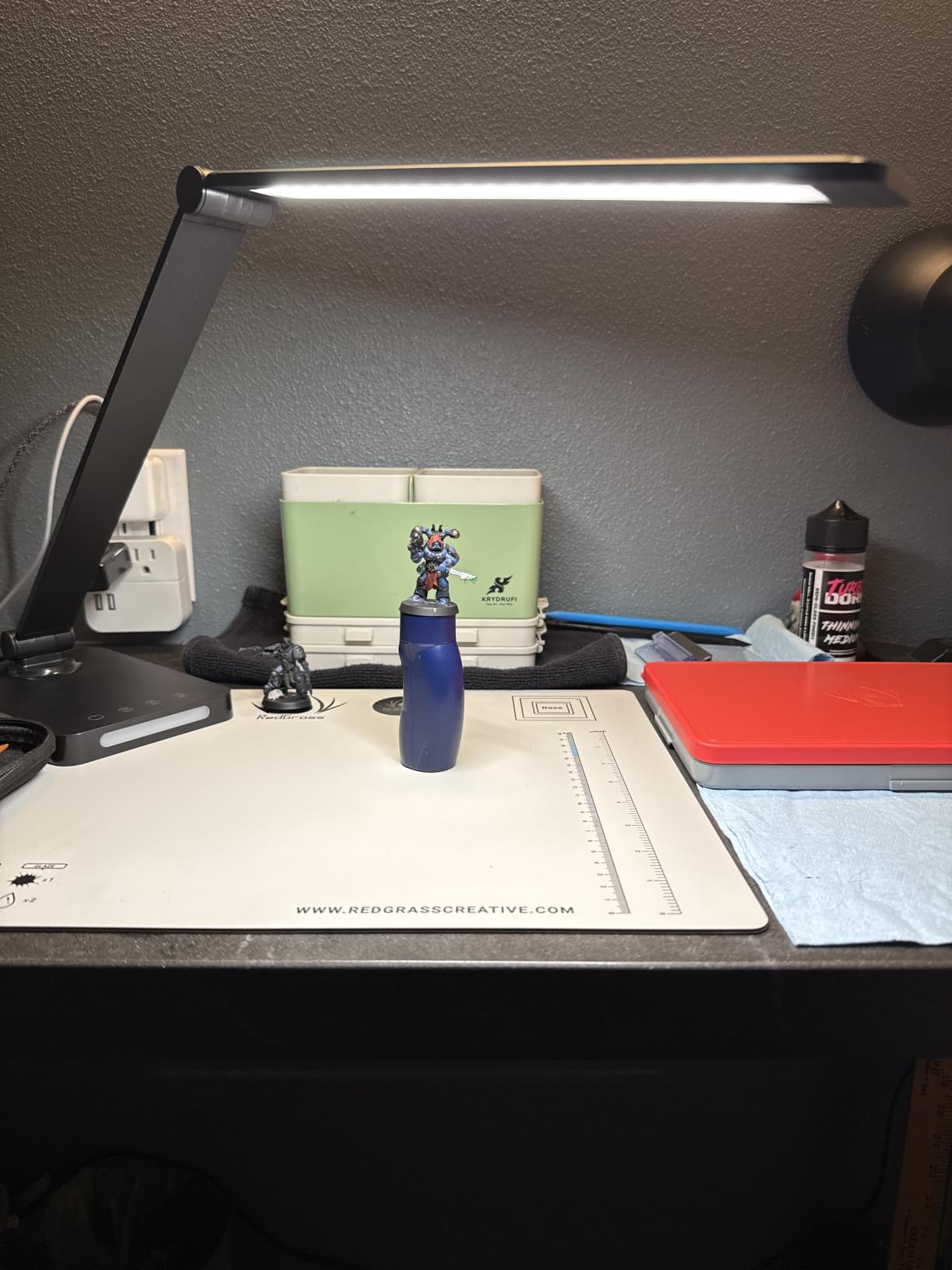 LED Desk Lamp with USB Ports, Touch Desk Lamps for Home Office with 5 Modes | 3 Brightness Desk Light with Small Night Light, Reading Lamp Table Lamp for Bedroom Bedside Study Black (with adapter) customer photo 1