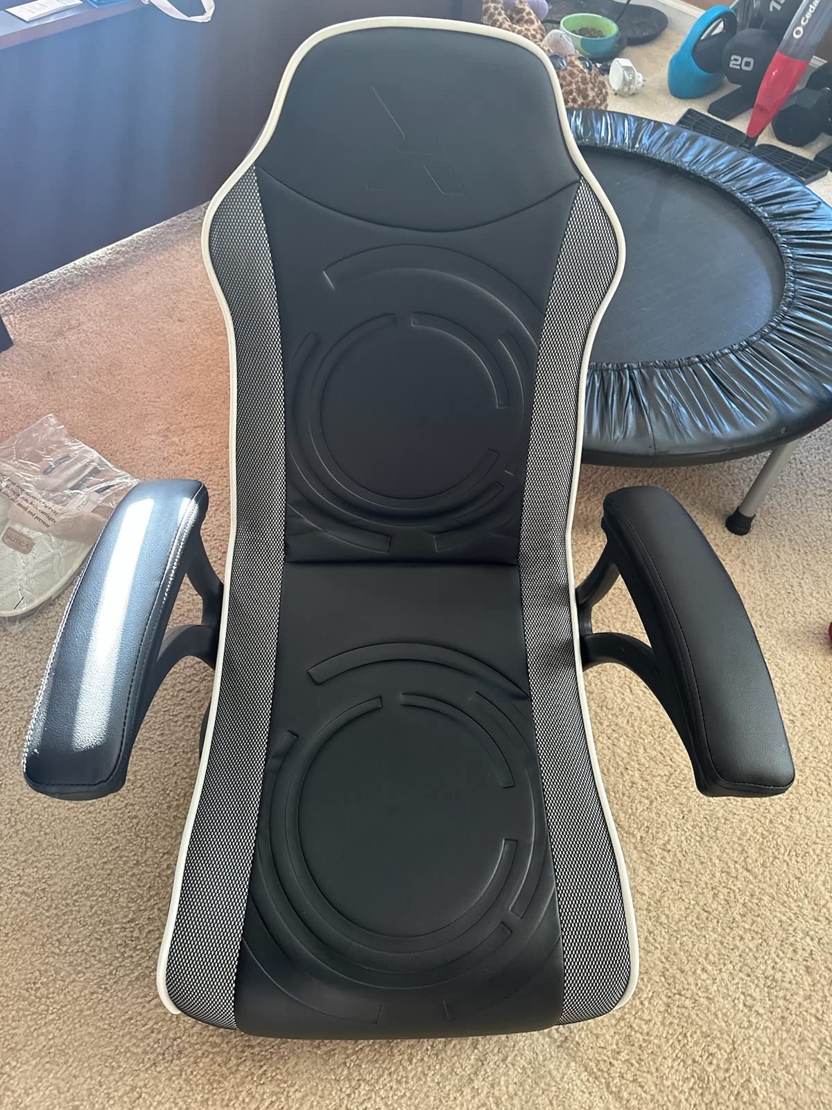 X Rocker Video Gaming Floor Rocker Chair, Built-in Audio, Foldable, for Gamers, Bedroom, or Game Room for Boys, Girls, Teens 5-17, Gifts for Gamers customer photo 2