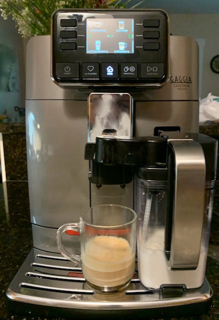 Gaggia Cadorna Prestige Super-Automatic Espresso Machine, Medium, 60.8 fl.oz. Anthracite customer photo 2