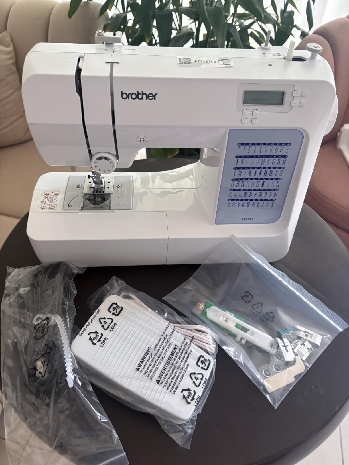 Brother CS5055 Computerized Sewing Machine with LCD Display customer photo 2