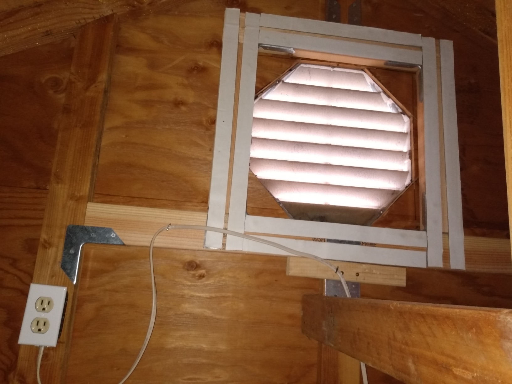 Quietcool AFG PRO-2.0 Attic Fan for Gable Vents - 1945 CFM - Adjustable Thermostat - 20ft Power Cord - Plug-and-play - Two Speed Capable customer photo 2