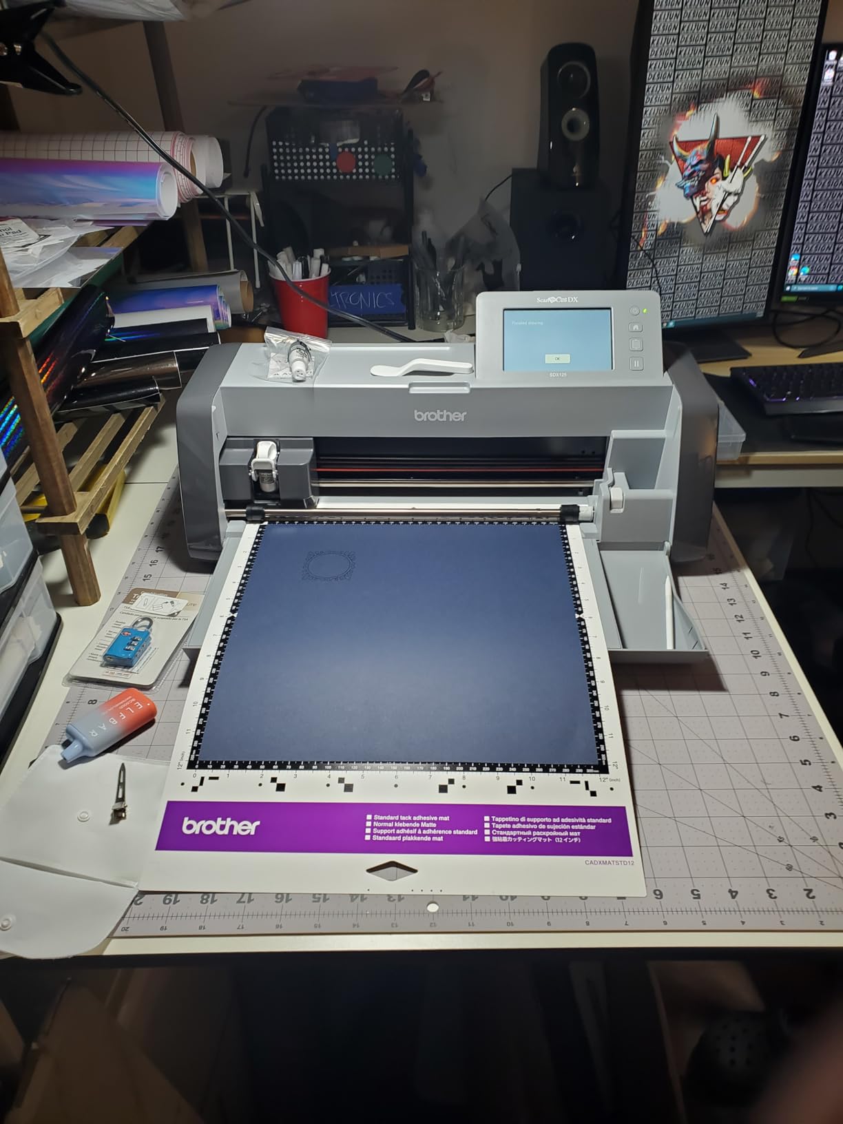 Brother SDX125EGY ScanNCut Electronic Cutting Machine Grey customer photo 2