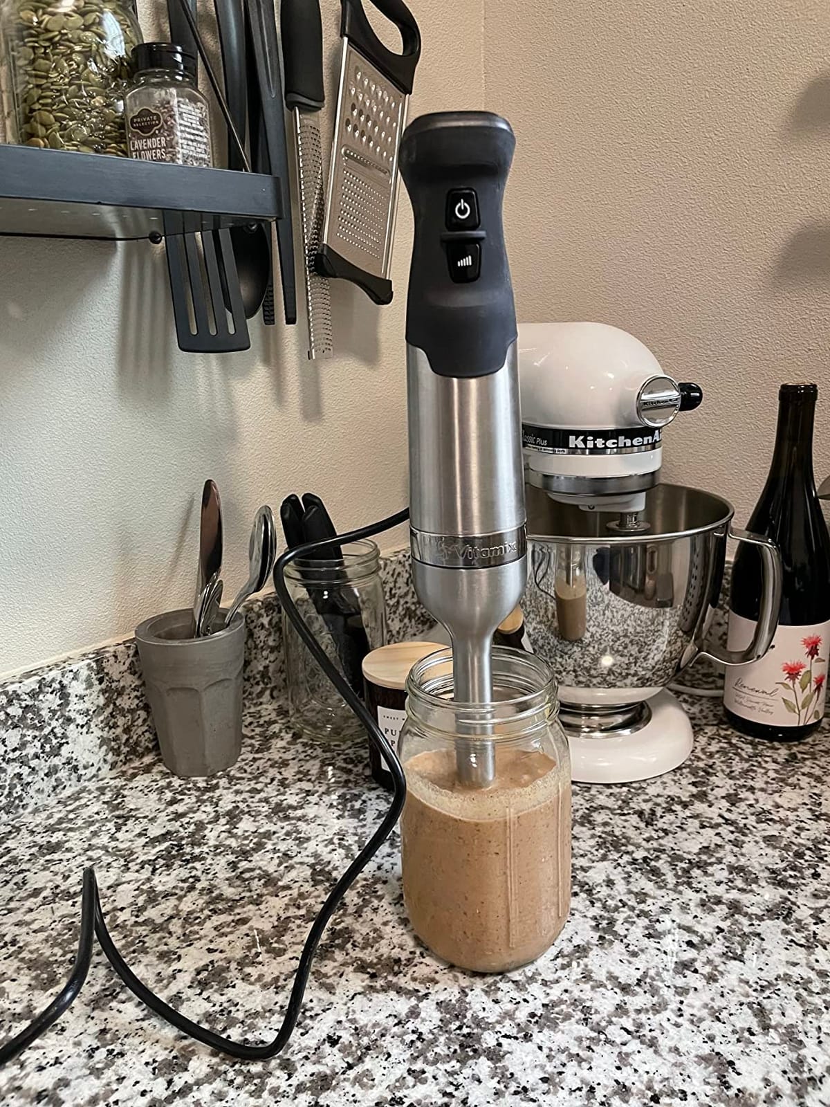 Vitamix 5-Speed Immersion Blender, 625-Watt Motor, Stainless Steel/Black | Professional-Grade Hand Blender, 5-Speed Control, One-handed Operation, Stainless Blades, 5-Foot Cord, Blend in Any Container customer photo 2