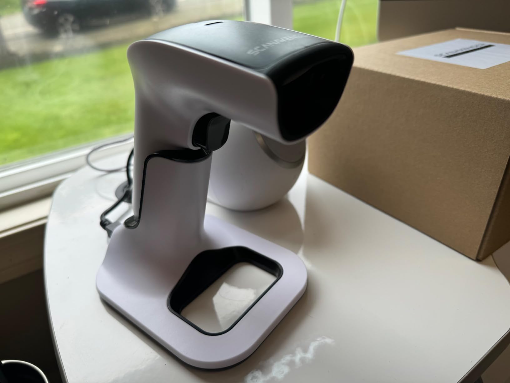 ScanAvenger Wireless Portable 1D&2D with Stand Bluetooth Barcode Scanner: 3-in-1 Handheld Scanner, Rechargeable Battery for Inventory - USB Bar Code/QR Reader (1D&2D with Next Gen Stand) customer photo 1