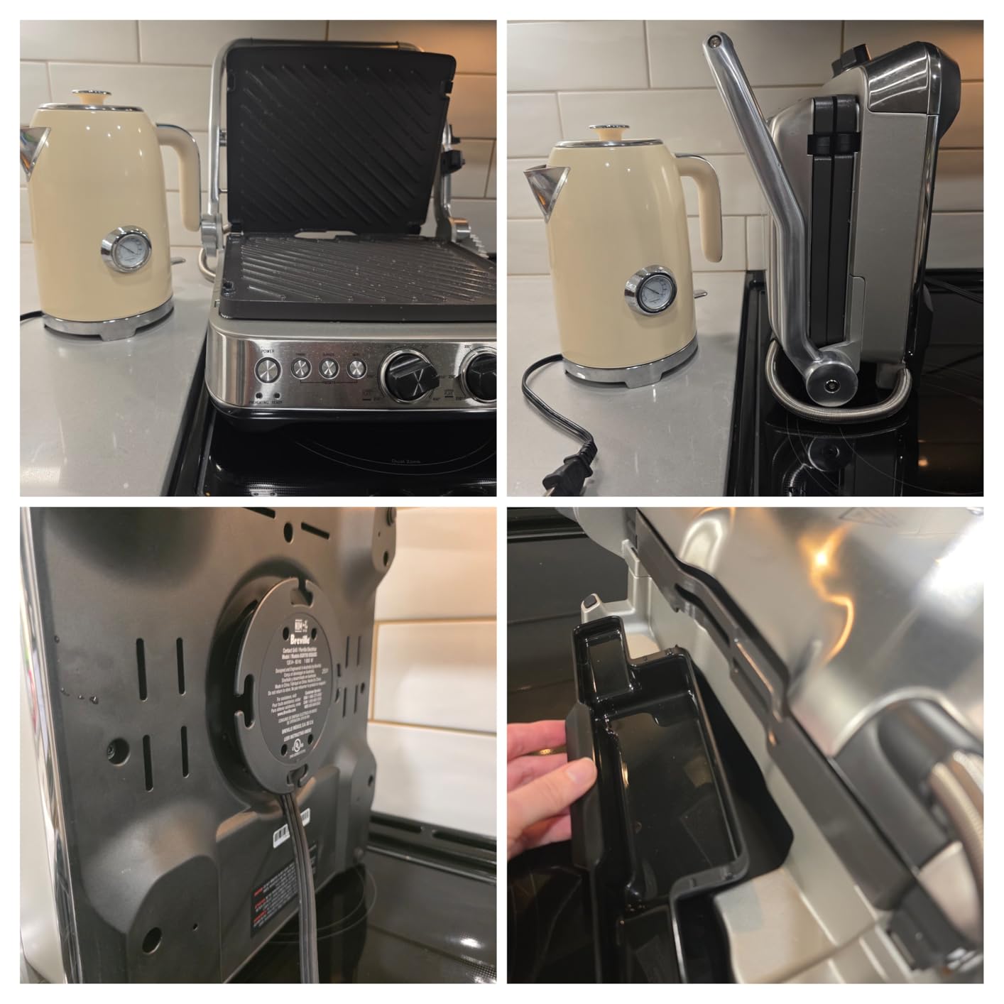 Breville BGR700BSS Sear and Press Grill, Brushed Stainless Steel, High-Heat Sear Plates for Steakhouse-Style Grill Marks customer photo 1