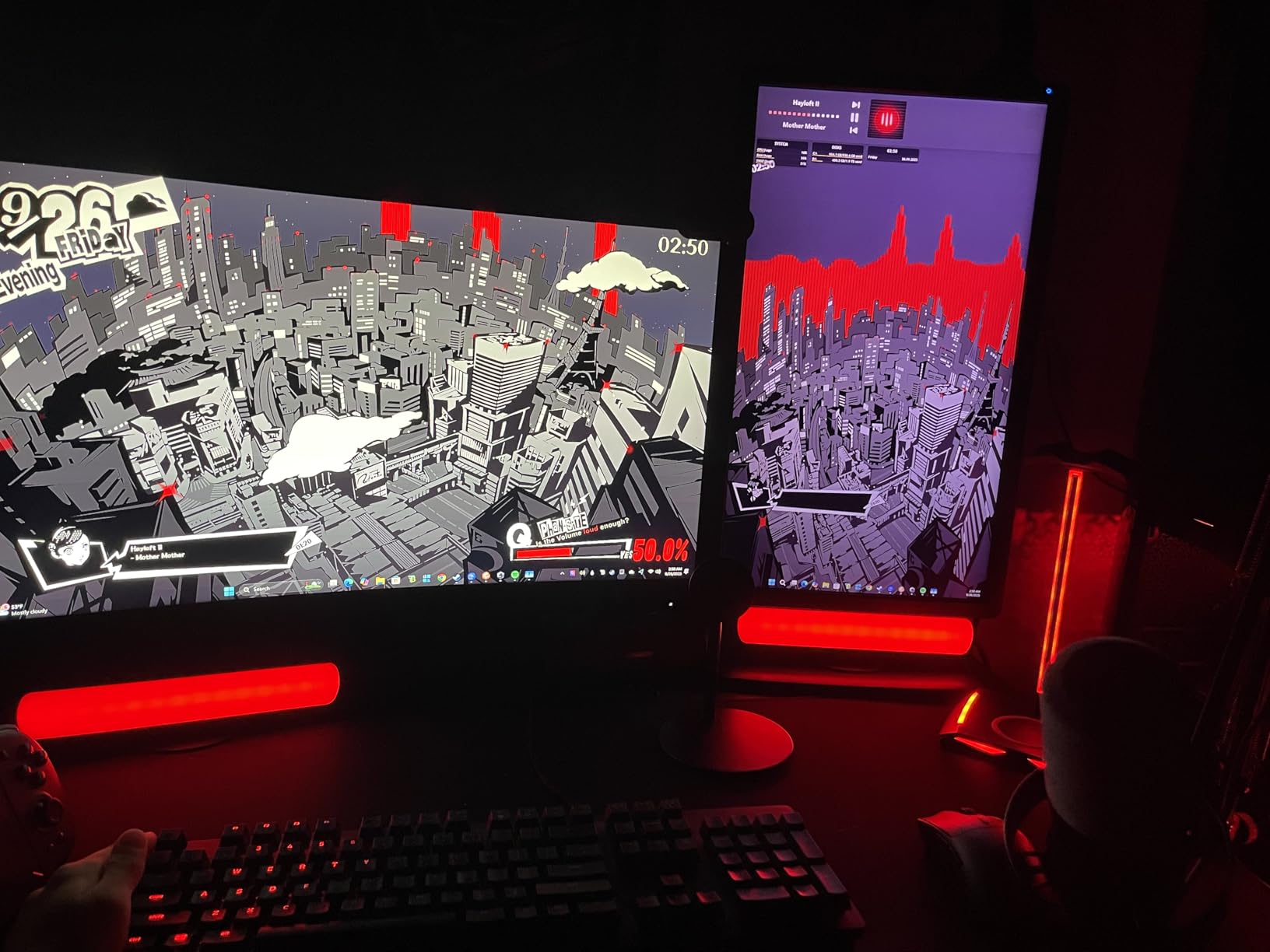 TEDNETGO Large Gaming Mouse Pad, Waterproof Extra Large Big Mouse Pad with Stitched Edge, XXL Non-Slip Black Computer Long Mousepad Desk Mat for Gamer, Office & Home, Black customer photo 2