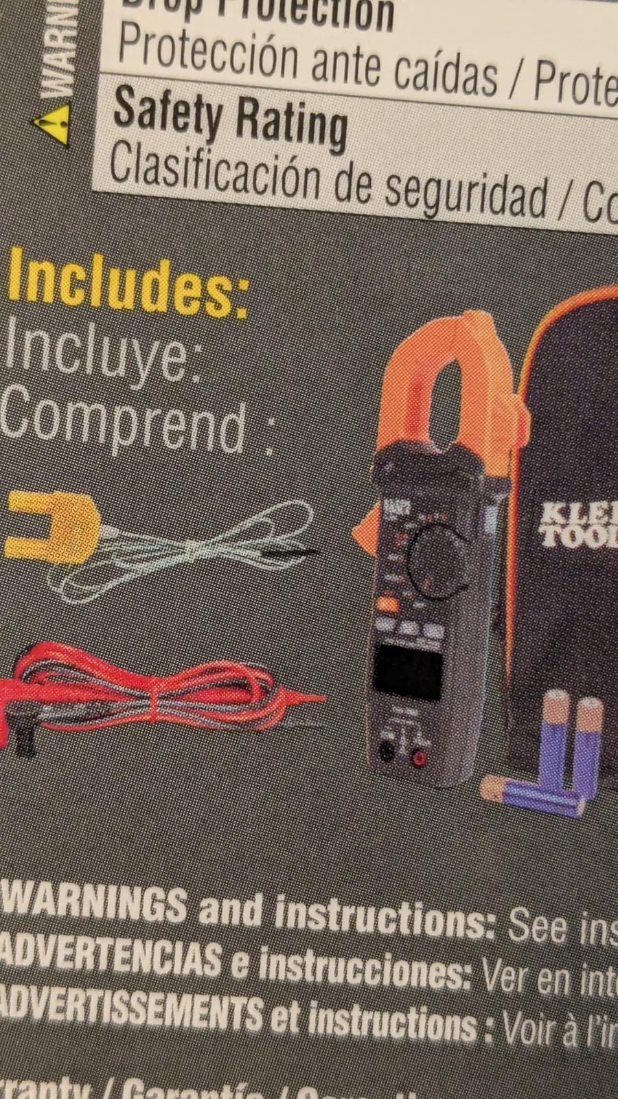 Klein Tools CL390 AC/DC Digital Clamp Meter, Auto-Ranging, 400 Amp, NCVT Tester, Hi-Viz LCD Display, TRMS, Continuity Resistance, Temperature and More customer photo 1