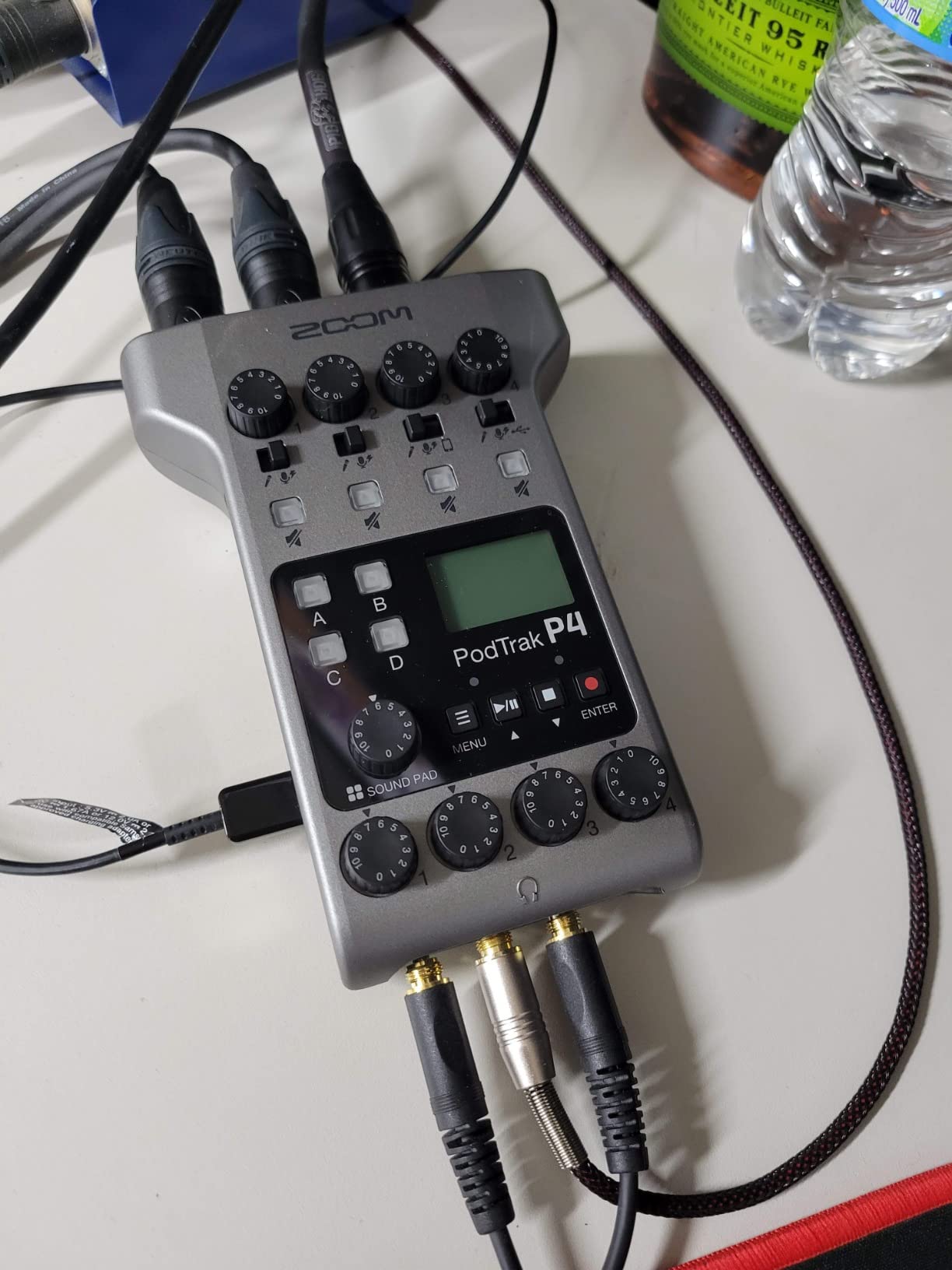 Zoom PodTrak P4 Podcast Recorder with 4 XLR Mic Inputs, 4 Headphone Outputs, Phone & USB Input for Remote Interviews, Sound Pads customer photo 1