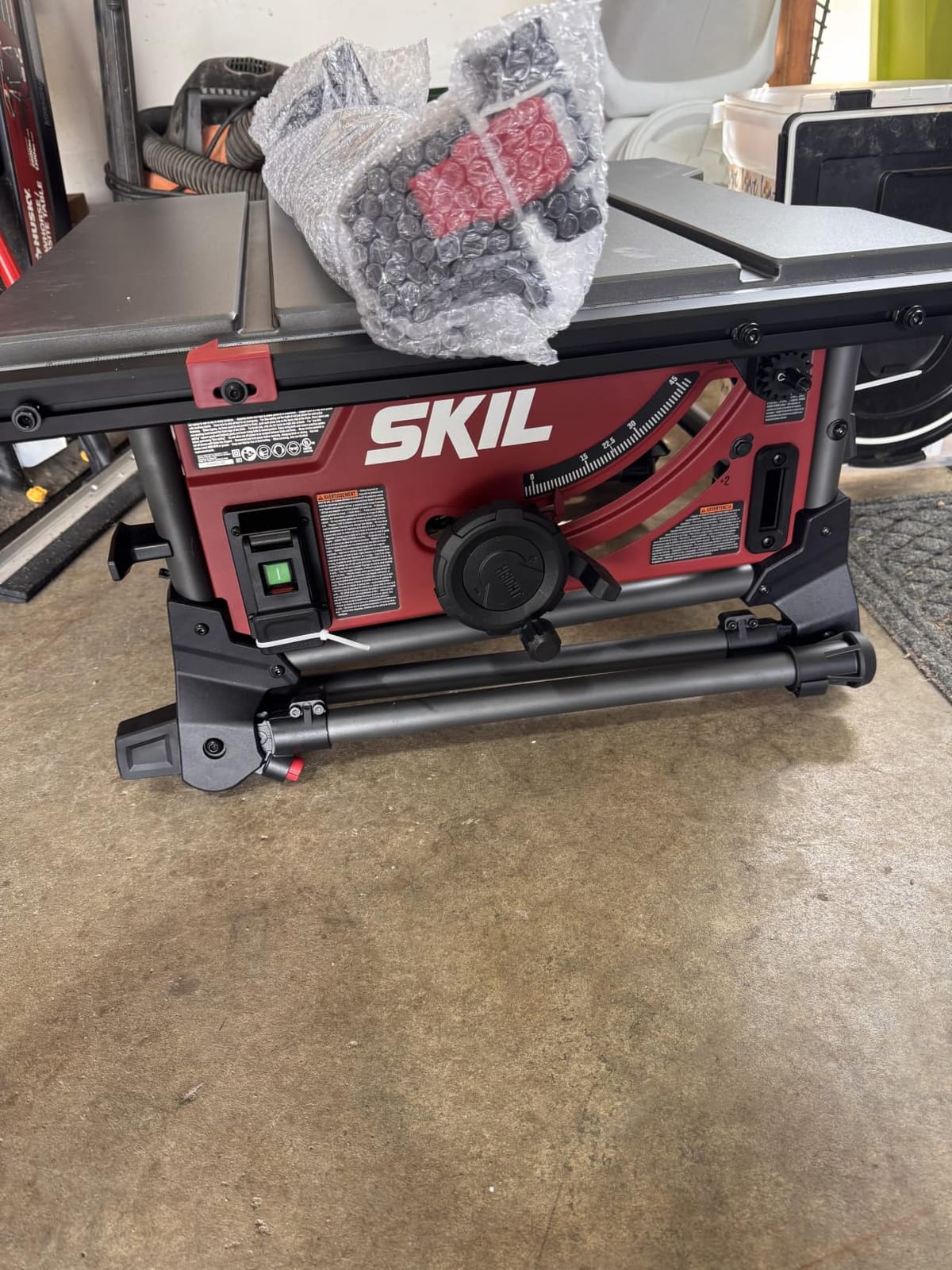SKIL 15 Amp 10 Inch Portable Jobsite Table Saw with Folding Stand- TS6307-00 customer photo 2
