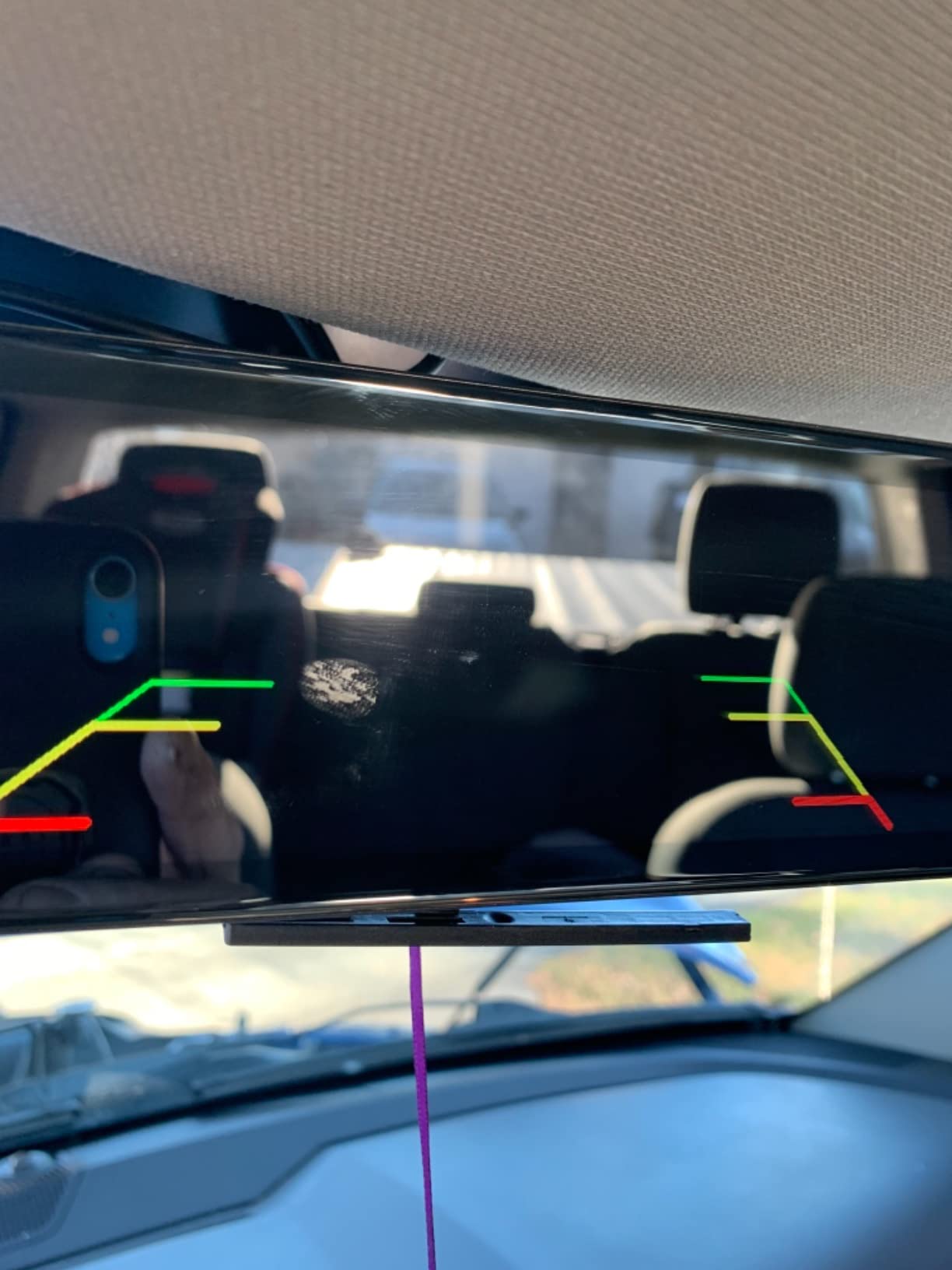 AUTO-VOX OEM Rear View Mirror Camera with 9.35'' 1080P Monitor, Smart Full Touch Screen Stream Media Backup Camera customer photo 1