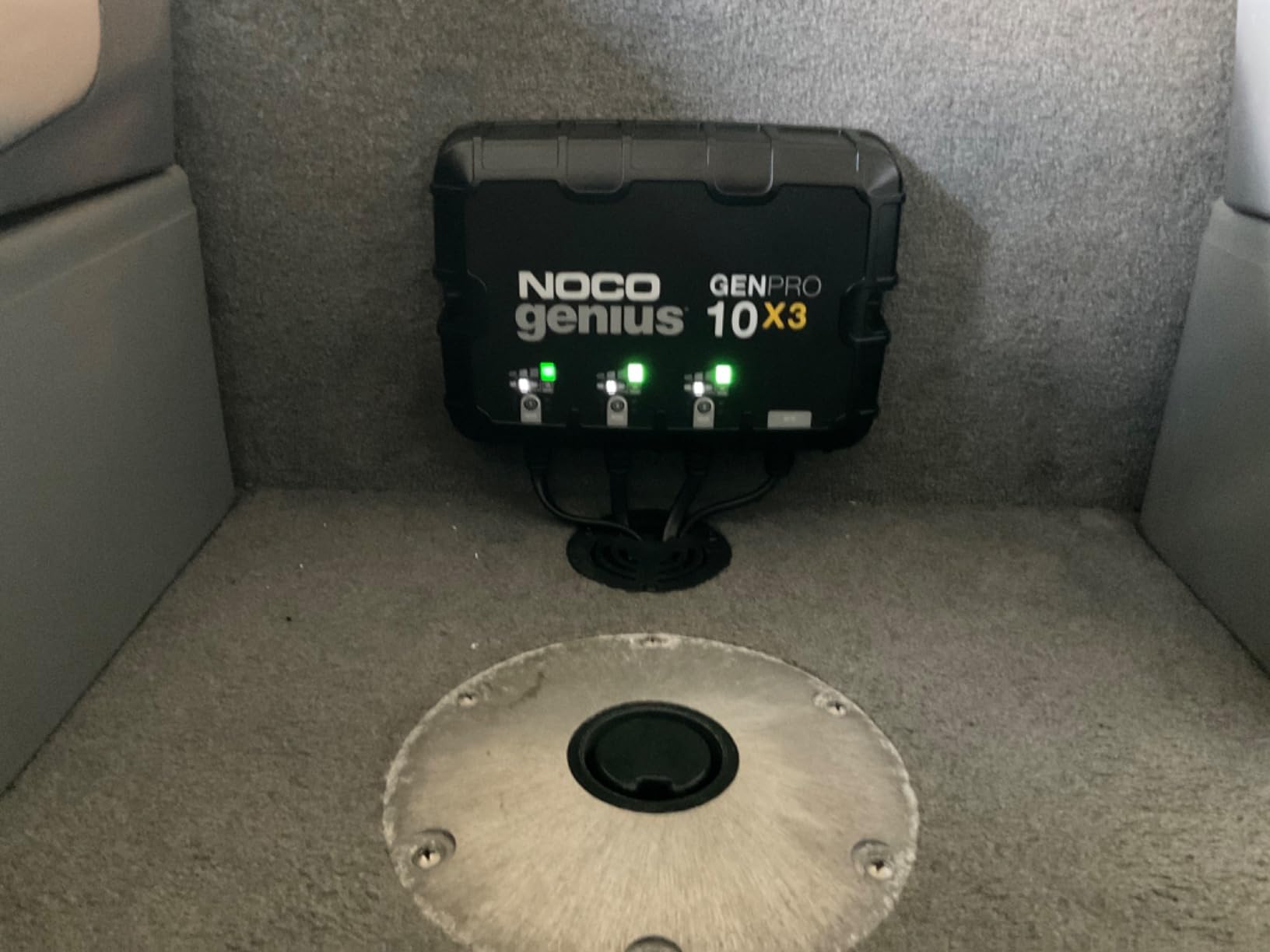 NOCO Genius GENPRO10X3: 3-Bank, 30A Onboard Battery Charger - 10A Per Bank, 12V Waterproof Marine Charger customer photo 2