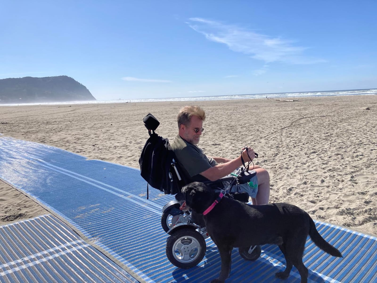 Porto Mobility Ranger Discovery XL Wide Seat Lightweight Foldable Heavy Duty Weatherproof Electric Wheelchair, Portable, only 50 lbs Powerful Motors All Terrain Folding Power Wheelchair (XL Wide Seat) customer photo 2