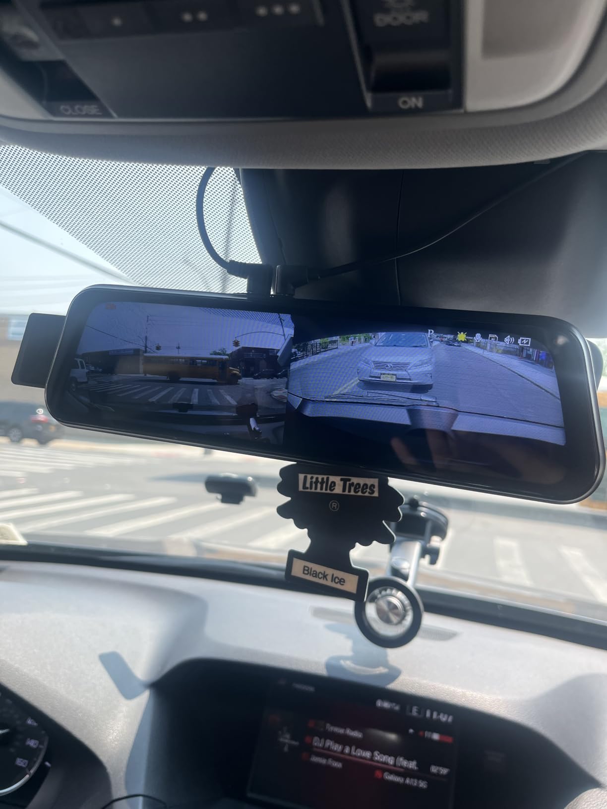 10'' Mirror Dash Cam Front and Rear View Mirror Camera Night Vision for Car customer photo 1