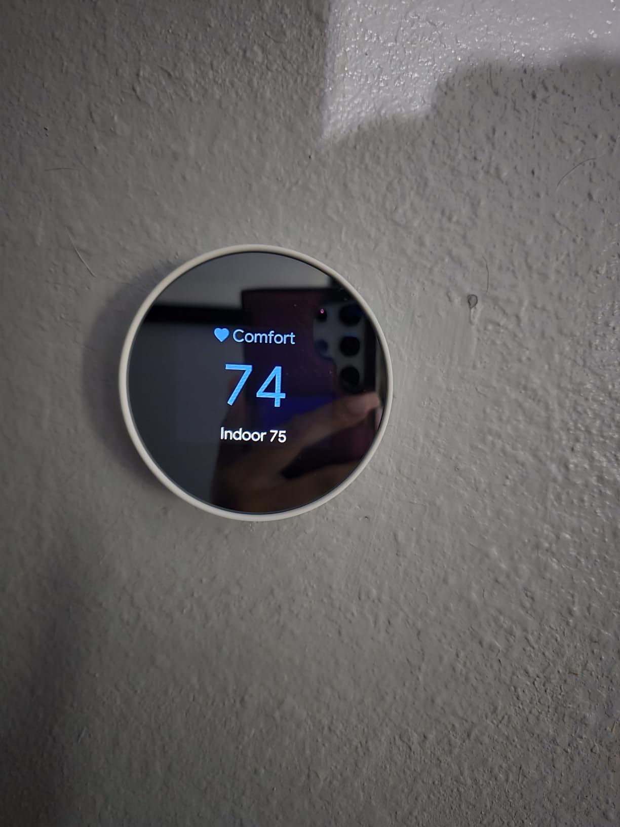 Google Nest Thermostat - Smart Thermostat for Home - Programmable Wifi Thermostat - Charcoal customer photo 1