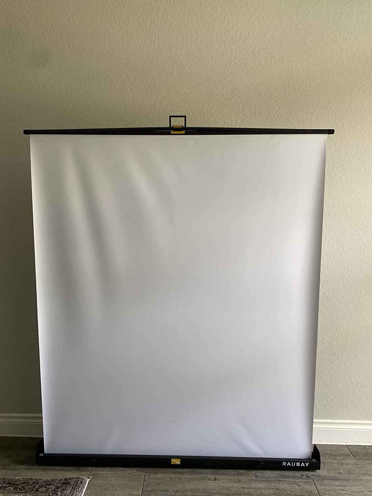 RAUBAY 78.7 x 82.7in Large Collapsible Green Screen Backdrop | Portable Retractable Chroma Key Panel Photo Background with Stand for Video Conference, Photographic Studio, Streaming customer photo 1