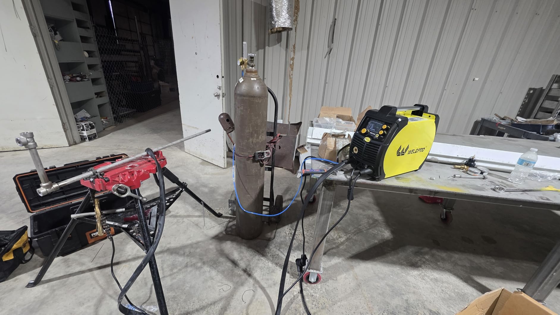 Weldpro 200A MIG Welder, 110V/220V Flux Core MIG Welder/MMA/TIG/Stick 5 in 1 Welding Machine with Spot Timer, IGBT Inverter Portable Gasless Welder Equipment, Aluminum Spool Gun Compatible customer photo 2