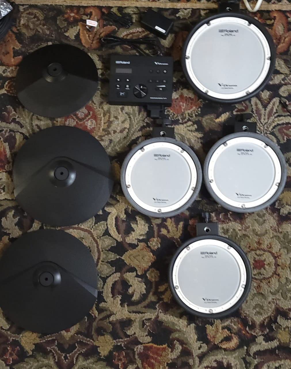 Roland TD-07KV Electronic V-Drums Kit - Legendary Dual-Ply All Mesh Head kit with superior expression and playability - Bluetooth Audio & MIDI - USB for recording audio and MIDI data customer photo 2