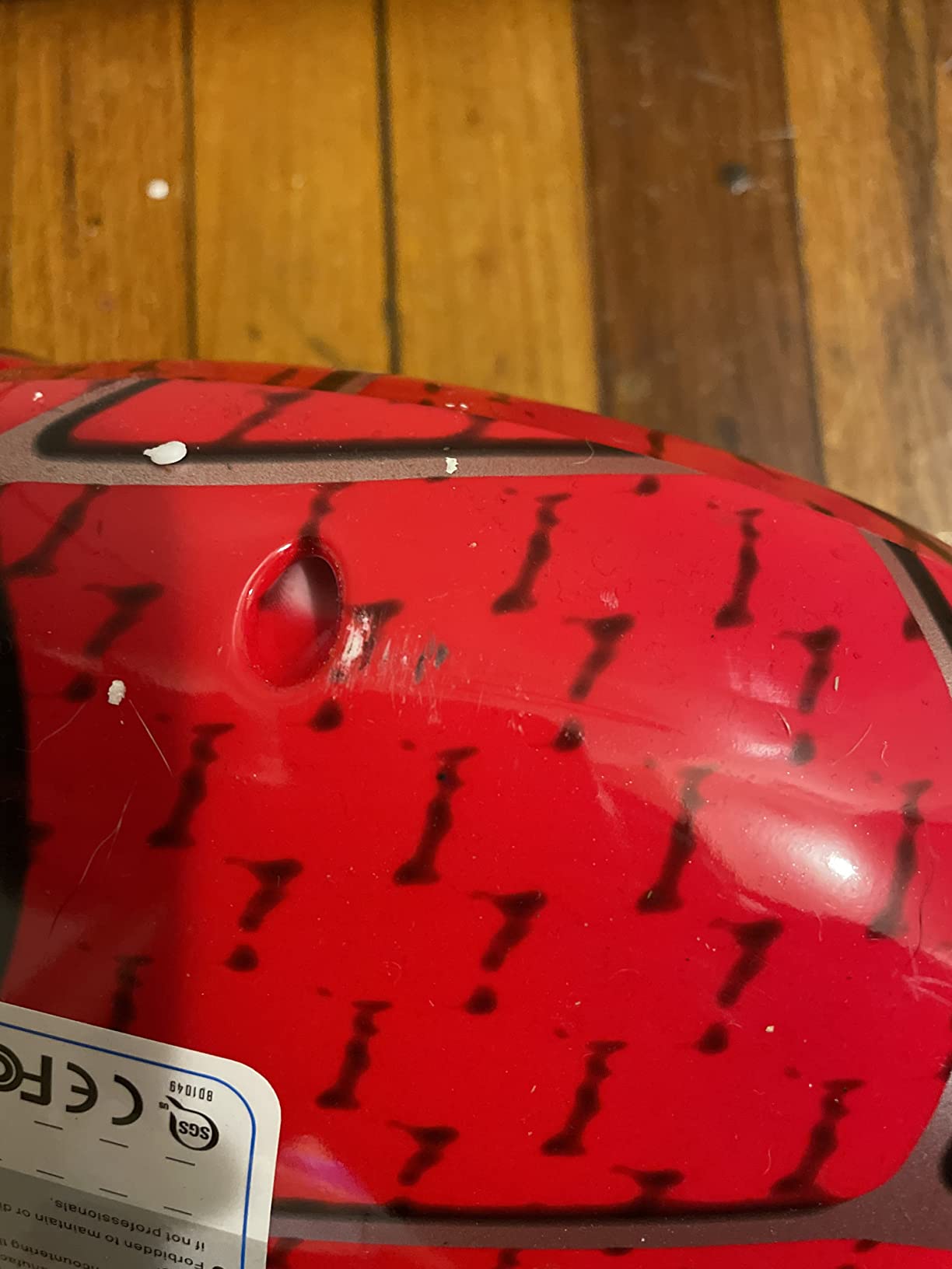 Spider-Pattern Hover Board, with Bluetooth Speaker & LED Lights | for Kids ages 6-12 and Adults, Non-Slip Footpads, UL2272 Safety Certified, (Red) customer photo 2