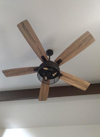 Honeywell Carnegie Ceiling Fan, Quiet Motor and Remote Control, 52