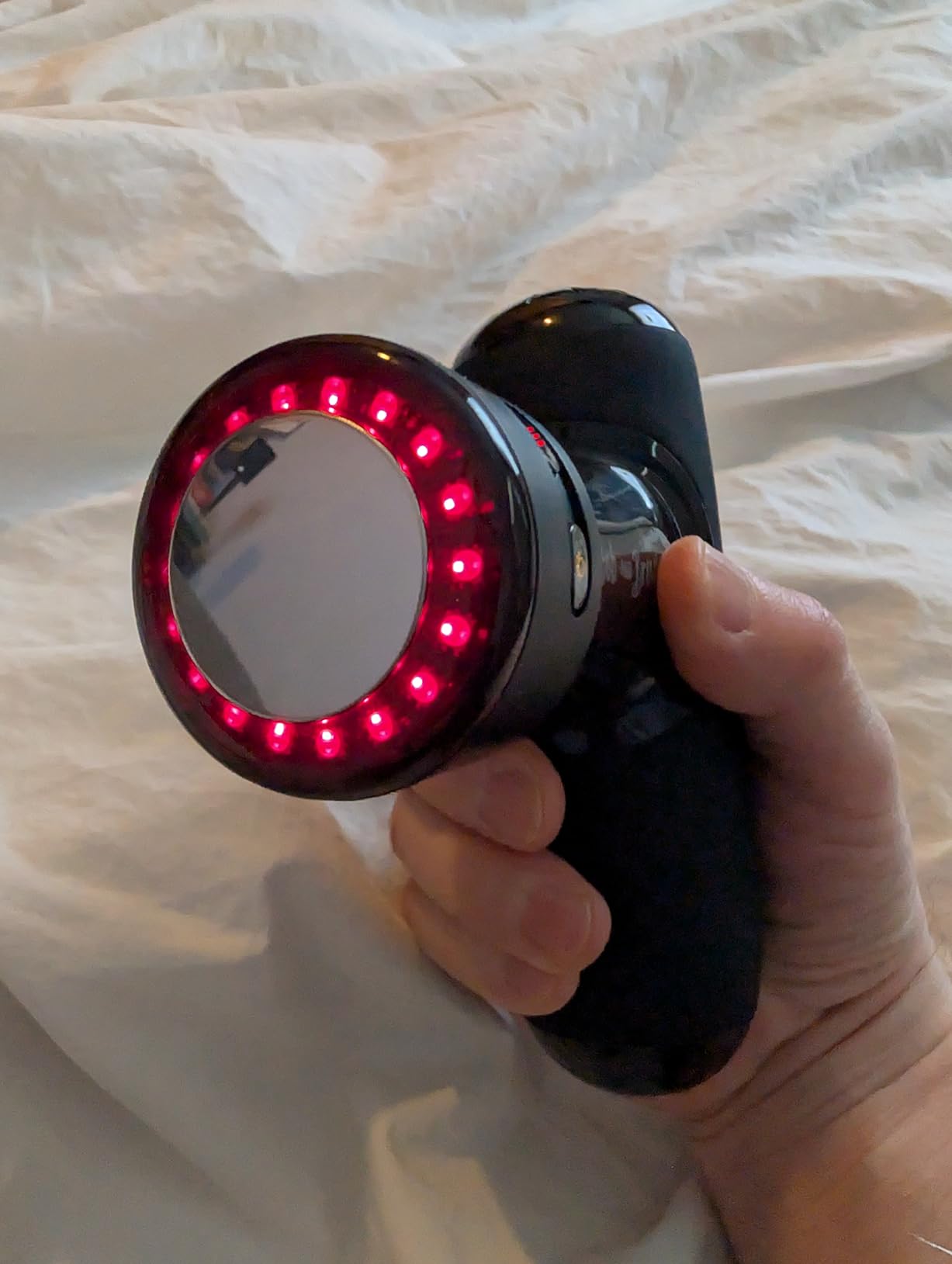 BOB AND BRAD Q2 Mini Massage Gun, Pocket-Sized Deep Tissue Massager Gun, Portable Percussion Muscle Massager Gun, Ultra Small & Quiet Muscle Massage Gun for Muscle Recovery with Carry Case customer photo 2