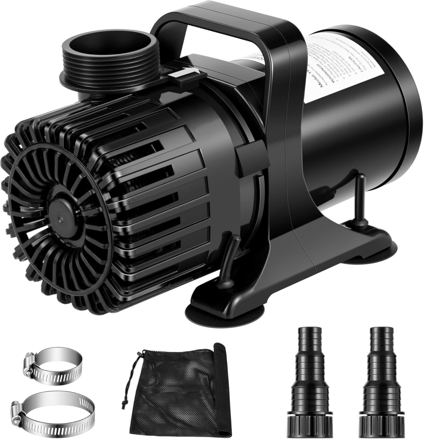 WaterRebirth 100W 1700 GPH Pond Pump, Ultra Quiet Heavy Duty Submersible Water Pump for Koi Ponds, Fountains, Aquariums & Waterfalls, 20.3 ft Power Cord, UL Listed customer photo 2